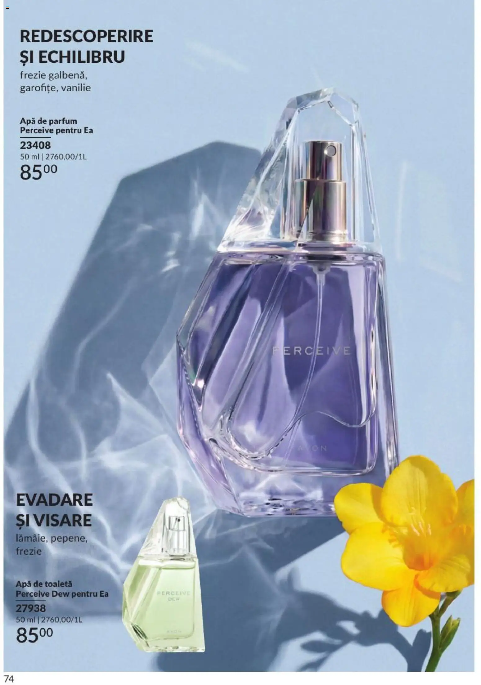 Catalog Avon 1 - 29 Septembrie 2026 | Pagina 74 | Produse: Apă de parfum, Toaletă, Parfum, Apă