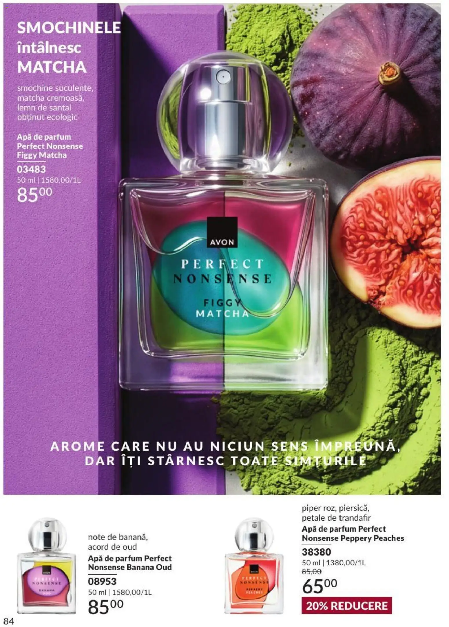 Catalog Avon 1 - 29 Septembrie 2026 | Pagina 84 | Produse: Apă de parfum, Trandafir, Apă, Piper