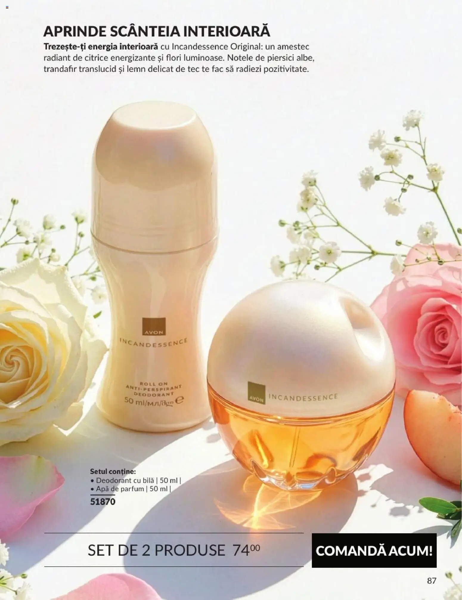 Catalog Avon 1 - 29 Septembrie 2026 | Pagina 87 | Produse: Apă de parfum, Parfum, Antiperspirant, Apă