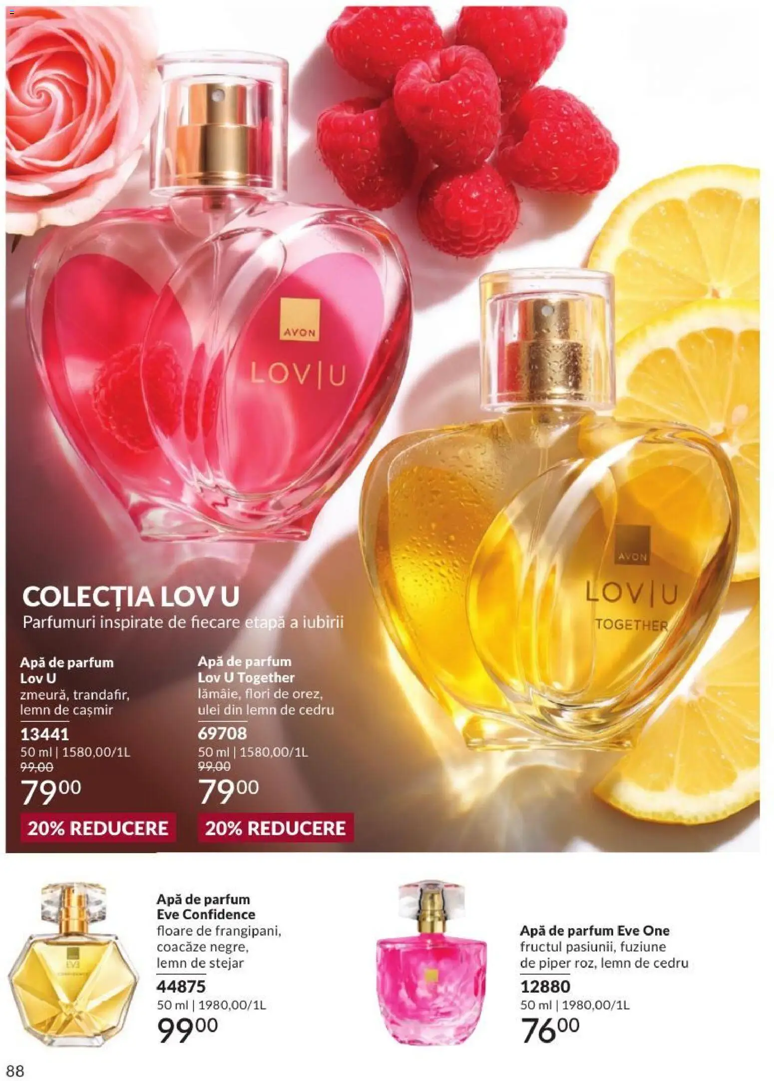 Catalog Avon 1 - 29 Septembrie 2026 | Pagina 88 | Produse: Apă de parfum, Parfum, Ulei, Flori