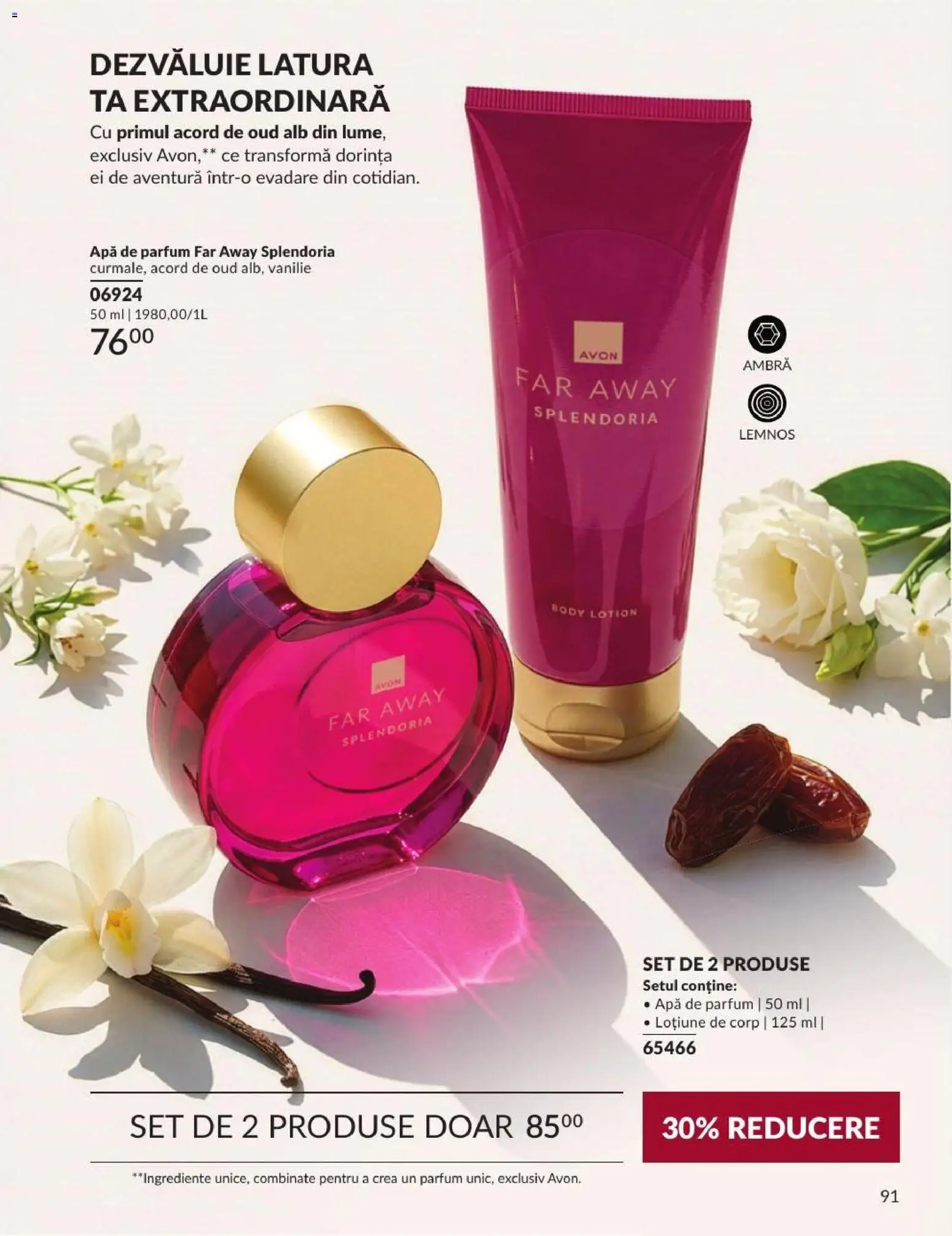 Catalog Avon 1 - 29 Septembrie 2026 | Pagina 91 | Produse: Apă de parfum, Body, Lotiune de Corp, Apă