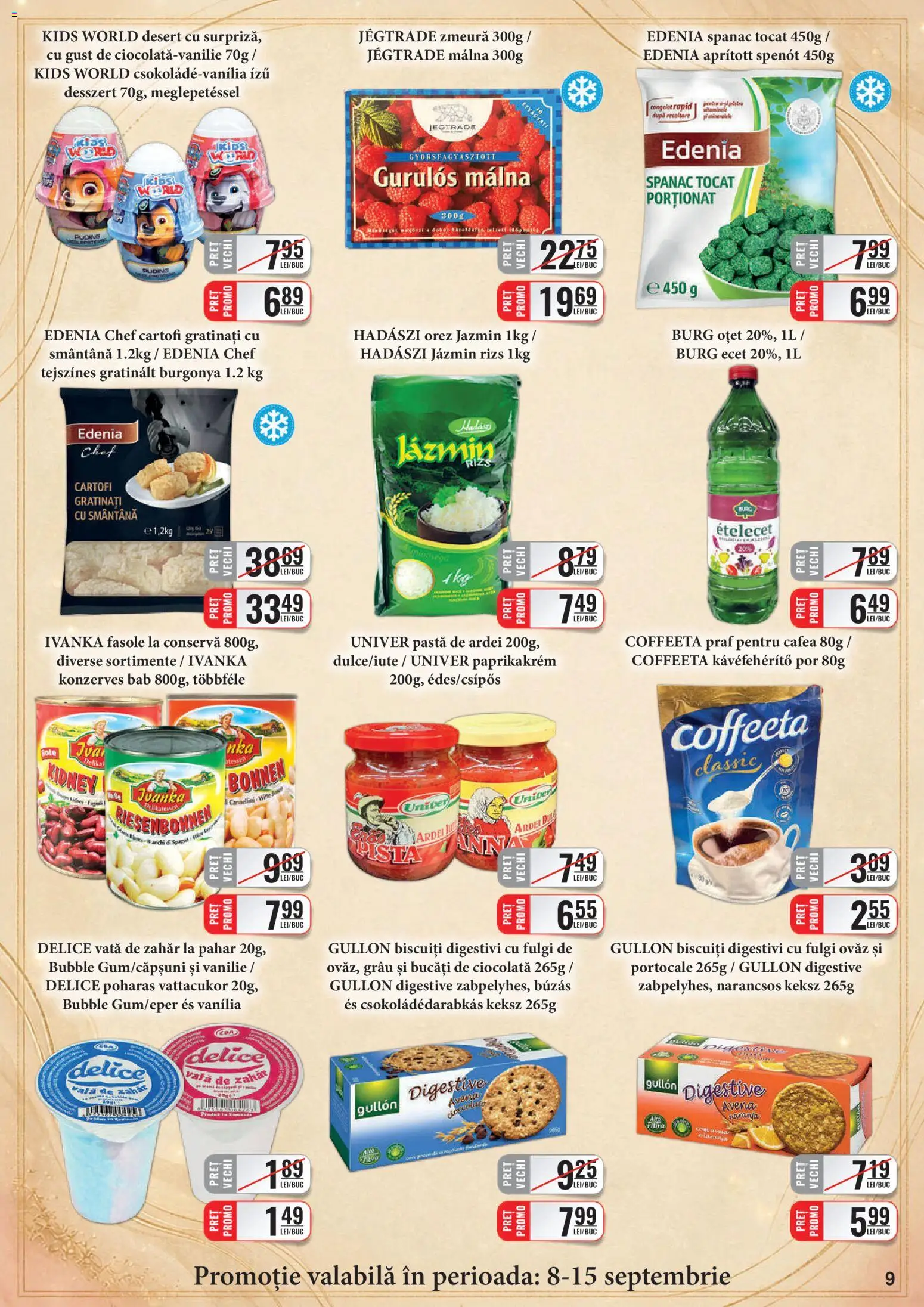 Catalog CBA 1 - 14 Septembrie 2026 | Pagina 9 | Produse: Duș, Ciocolată, Oțet, Cartofi
