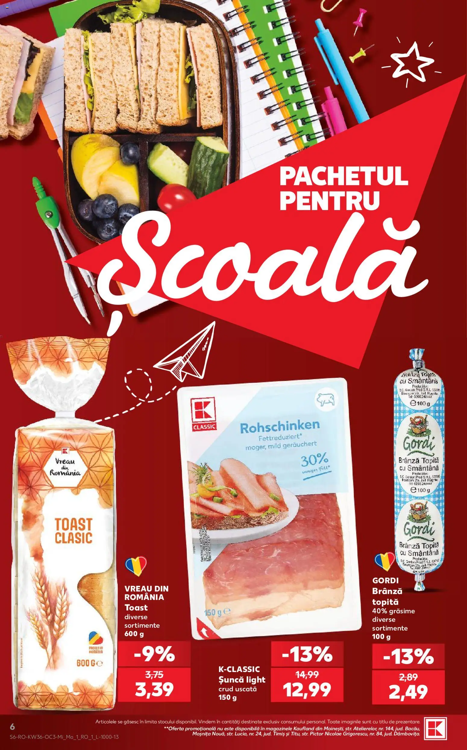 Catalog Kaufland 2 - 7 Septembrie 2026 | Pagina 6 | Produse: Gordi, Brânză, Șuncă, Smântână
