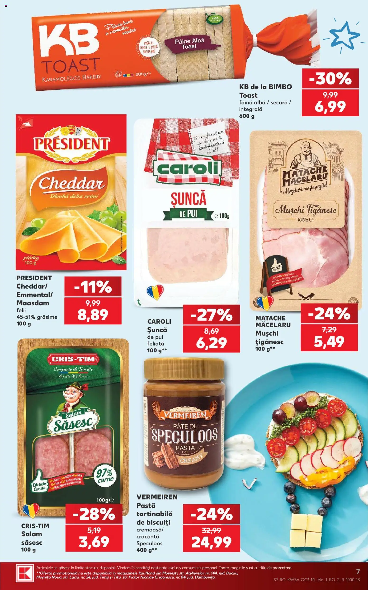 Catalog Kaufland 2 - 7 Septembrie 2026 | Pagina 7 | Produse: Muschi tiganesc, Alba, Șuncă, Biscuiți