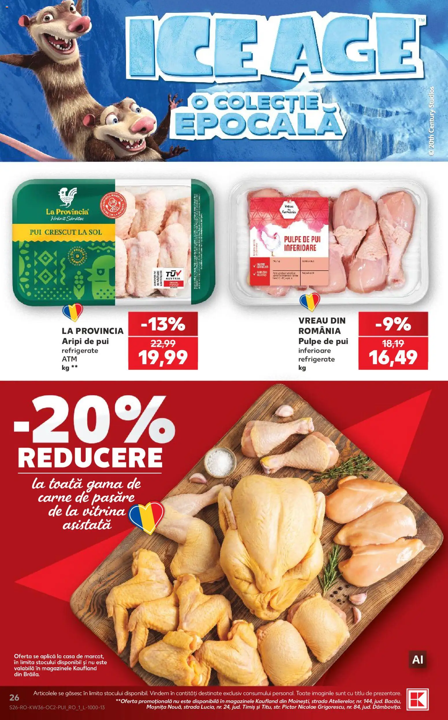 Catalog Kaufland 2 - 7 Septembrie 2026 | Pagina 26 | Produse: Aplică, La provincia, Pui, Vitrină