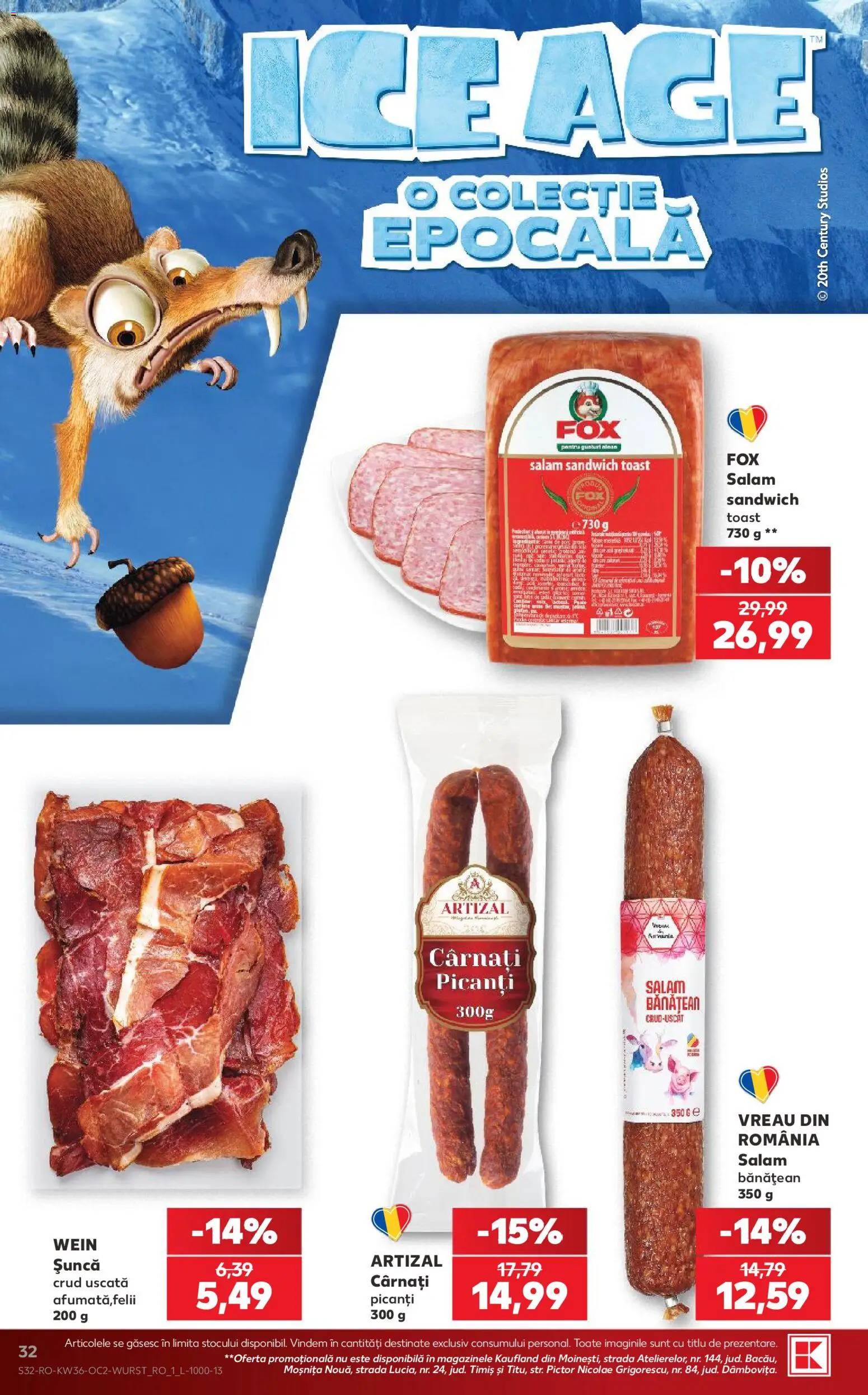 Catalog Kaufland 2 - 7 Septembrie 2026 | Pagina 32 | Produse: Salam, Șuncă, Cârnați