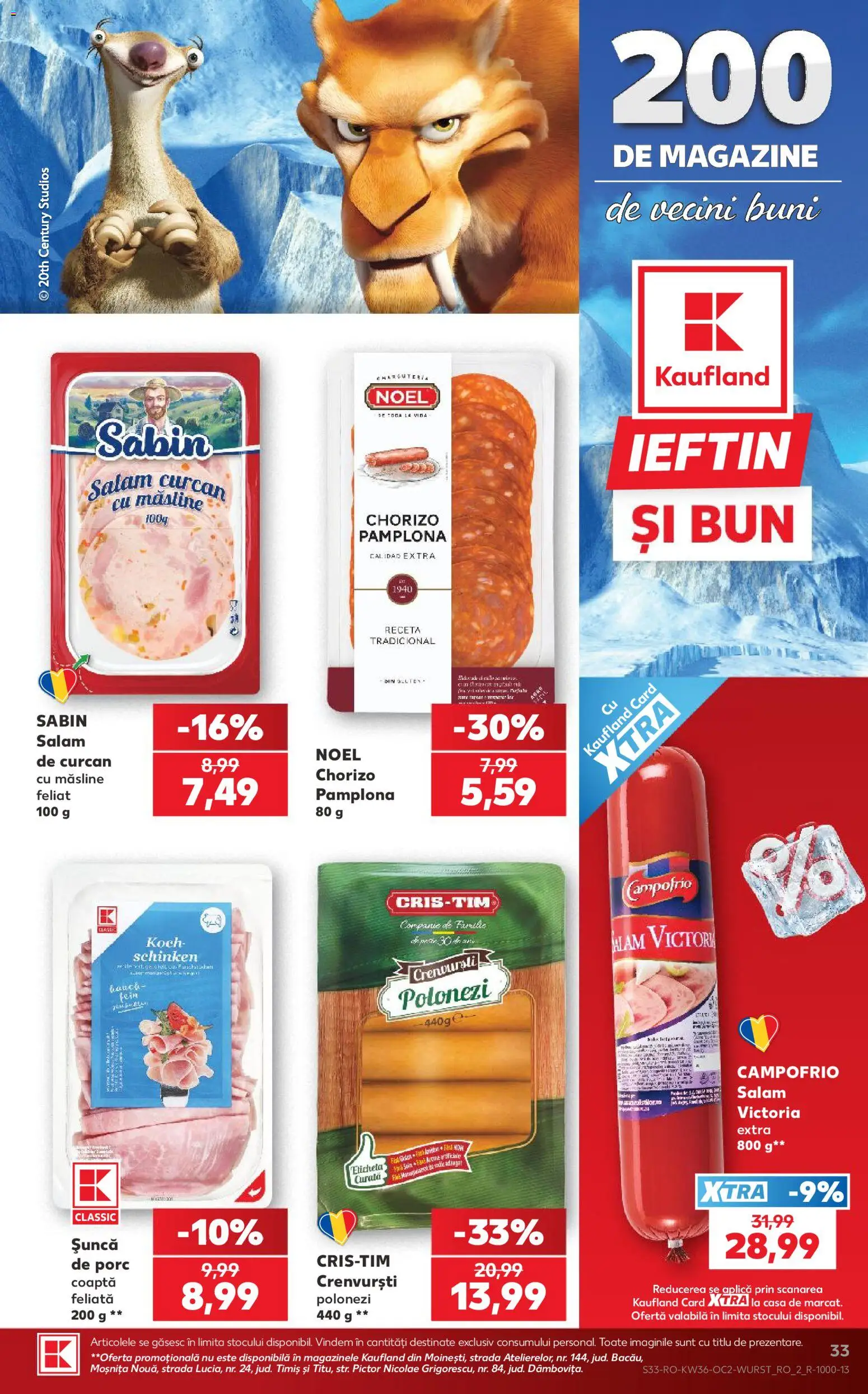 Catalog Kaufland 2 - 7 Septembrie 2026 | Pagina 33 | Produse: Sabin, Măsline, Crenvurști, Salam