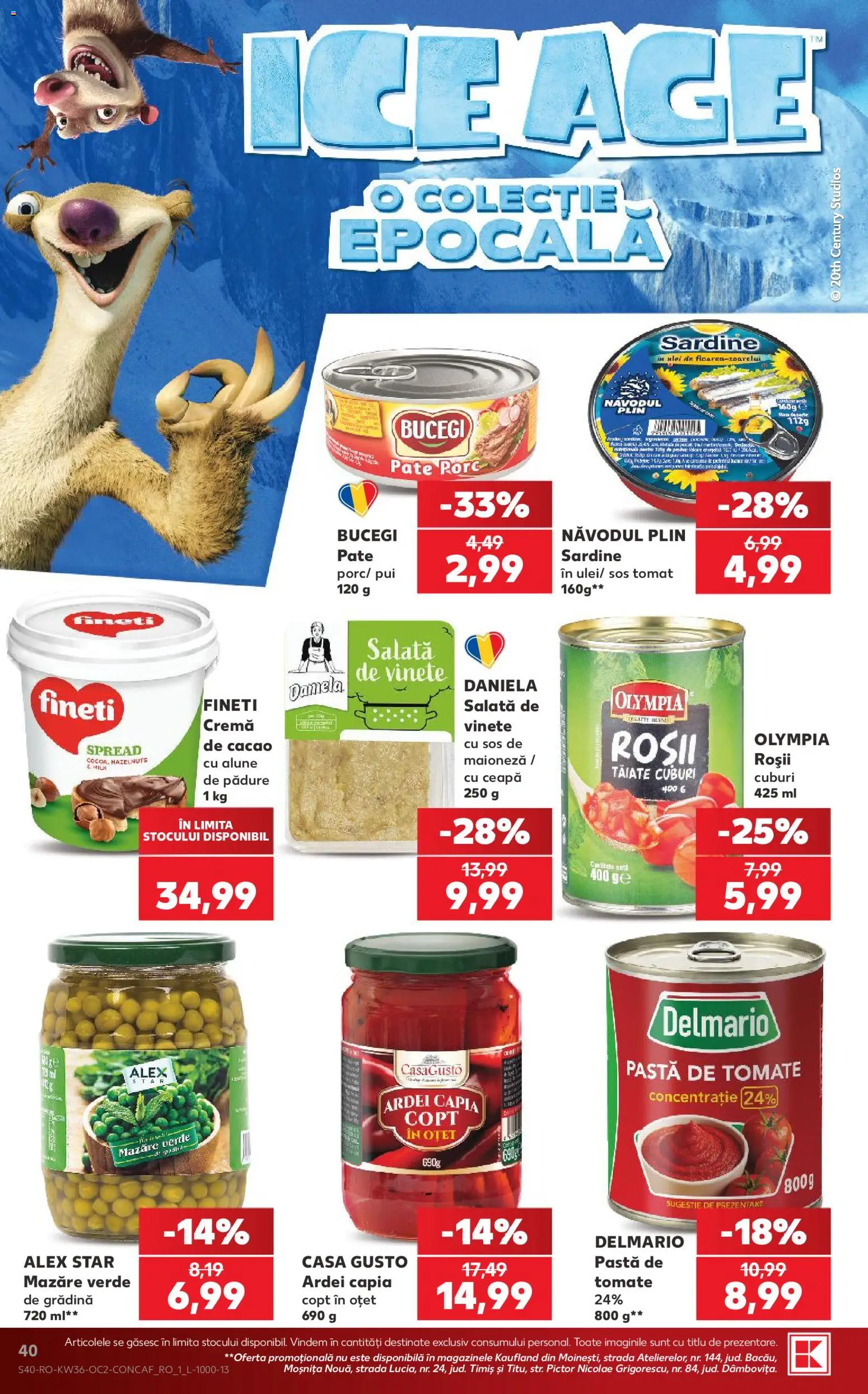 Catalog Kaufland 2 - 7 Septembrie 2026 | Pagina 40 | Produse: Mazăre, Alune, Cacao, Ceapă