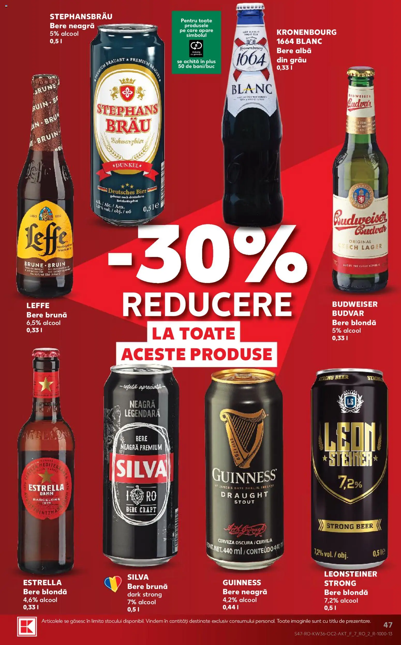 Catalog Kaufland 2 - 7 Septembrie 2026 | Pagina 47 | Produse: Alba, Guinness, Bere, Plus