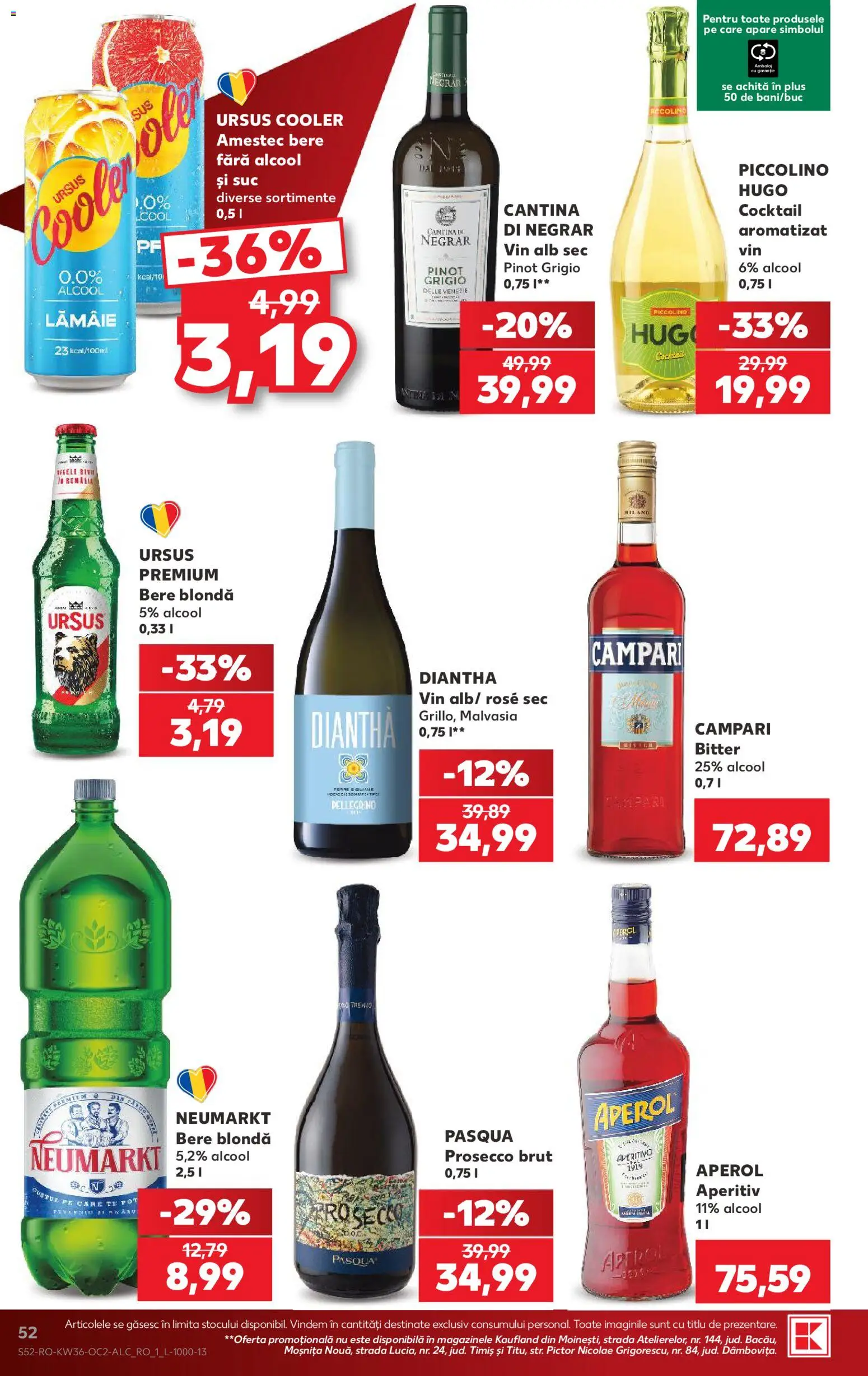 Catalog Kaufland 2 - 7 Septembrie 2026 | Pagina 52 | Produse: Campari, Prosecco, Cocktail, Amestec