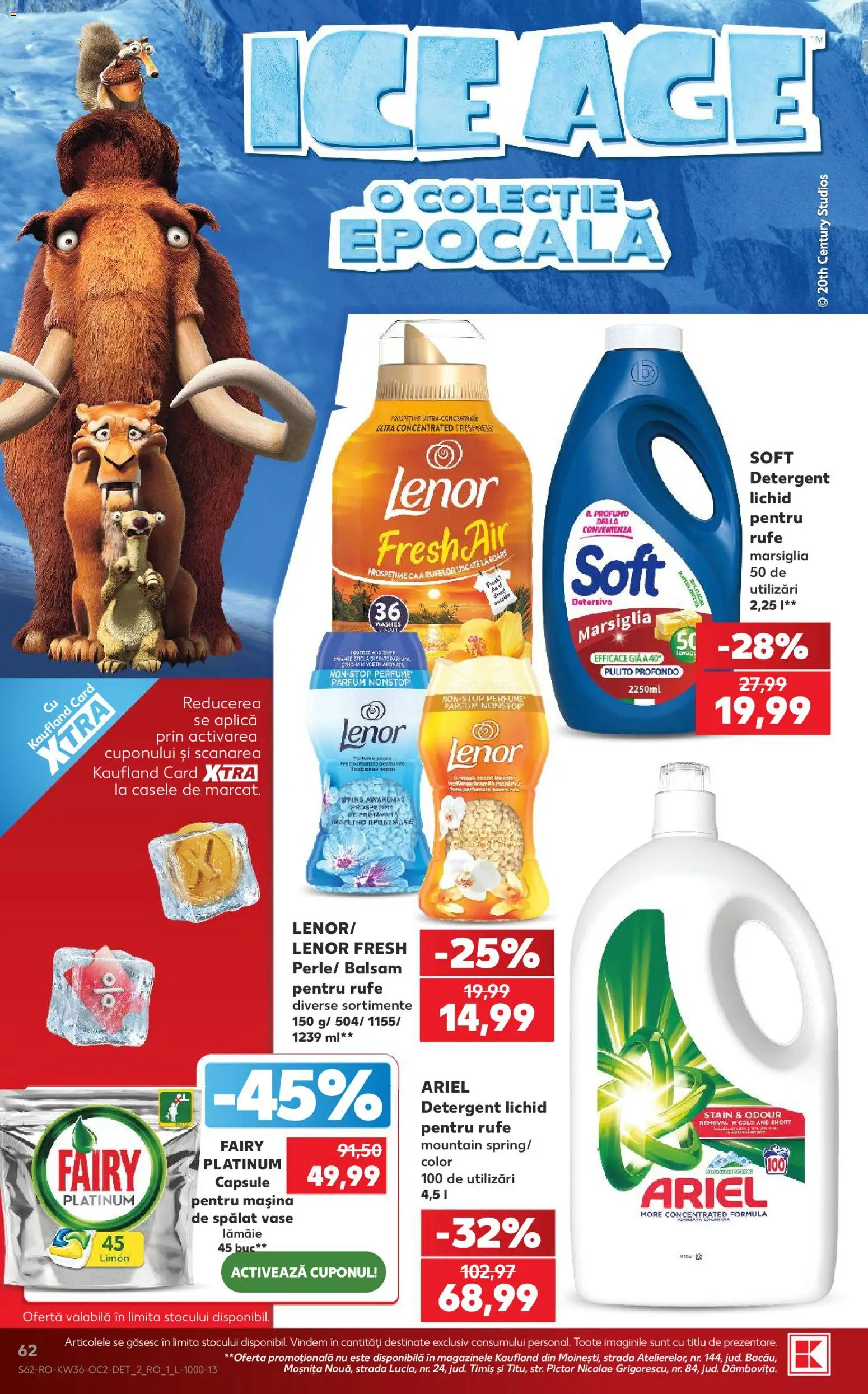 Catalog Kaufland 2 - 7 Septembrie 2026 | Pagina 62 | Produse: Mașină De Spălat Vase, Aplică, Balsam, Balsam pentru rufe
