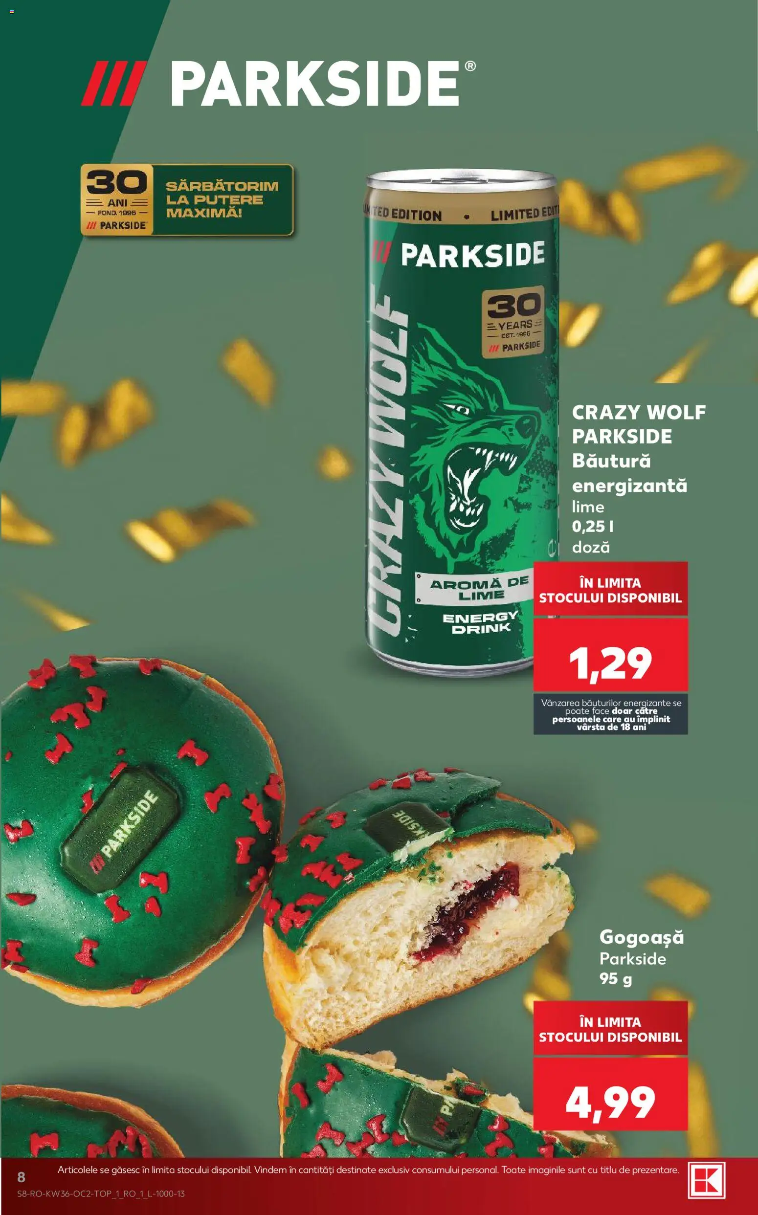 Catalog Kaufland 2 - 7 Septembrie 2026 | Pagina 8 | Produse: Lime, Gogoasa, Parkside, Băutură energizantă