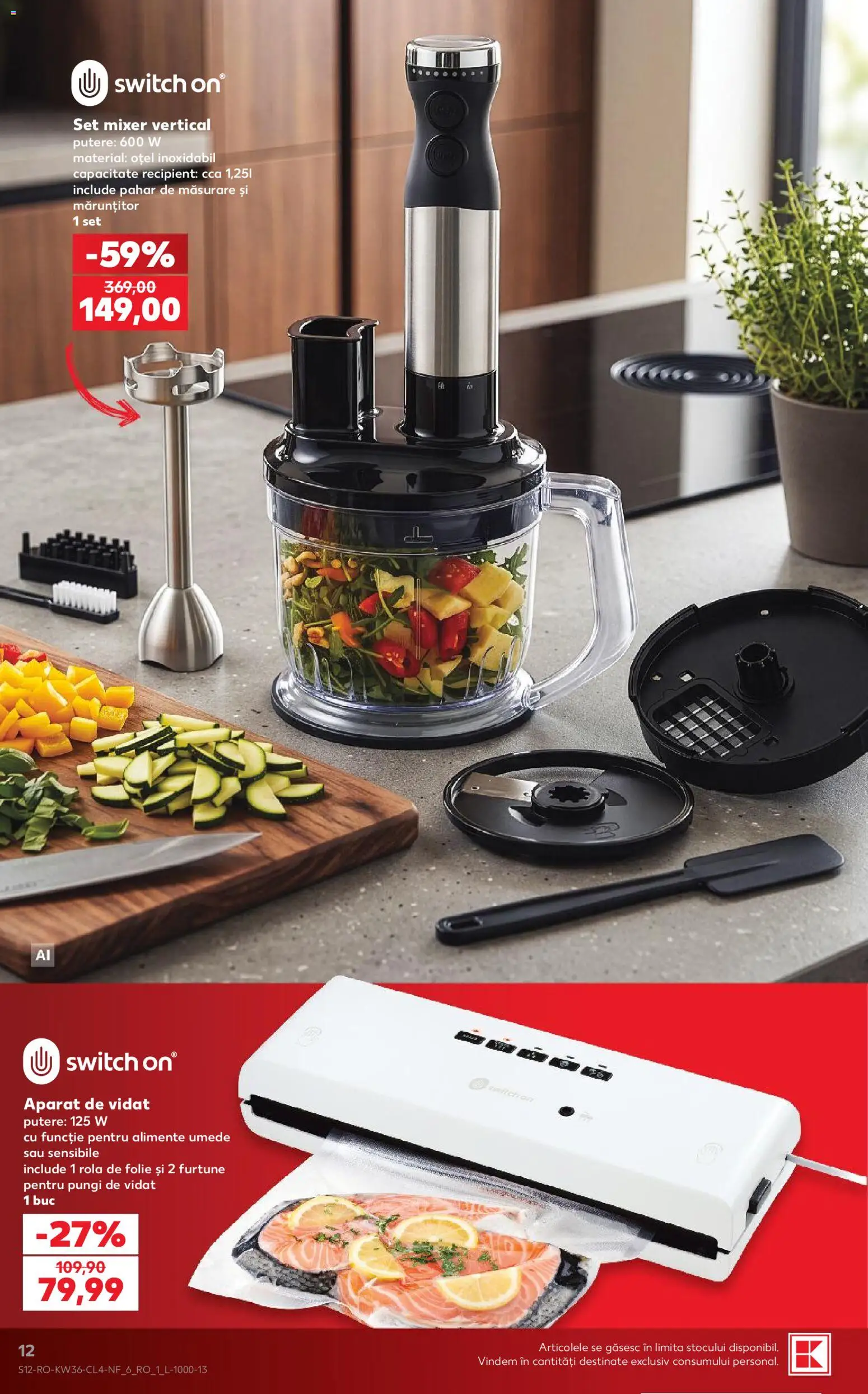 Catalog Kaufland 2 - 7 Septembrie 2026 | Pagina 12 | Produse: Mixer, Switch on, Aparat, Mixer vertical