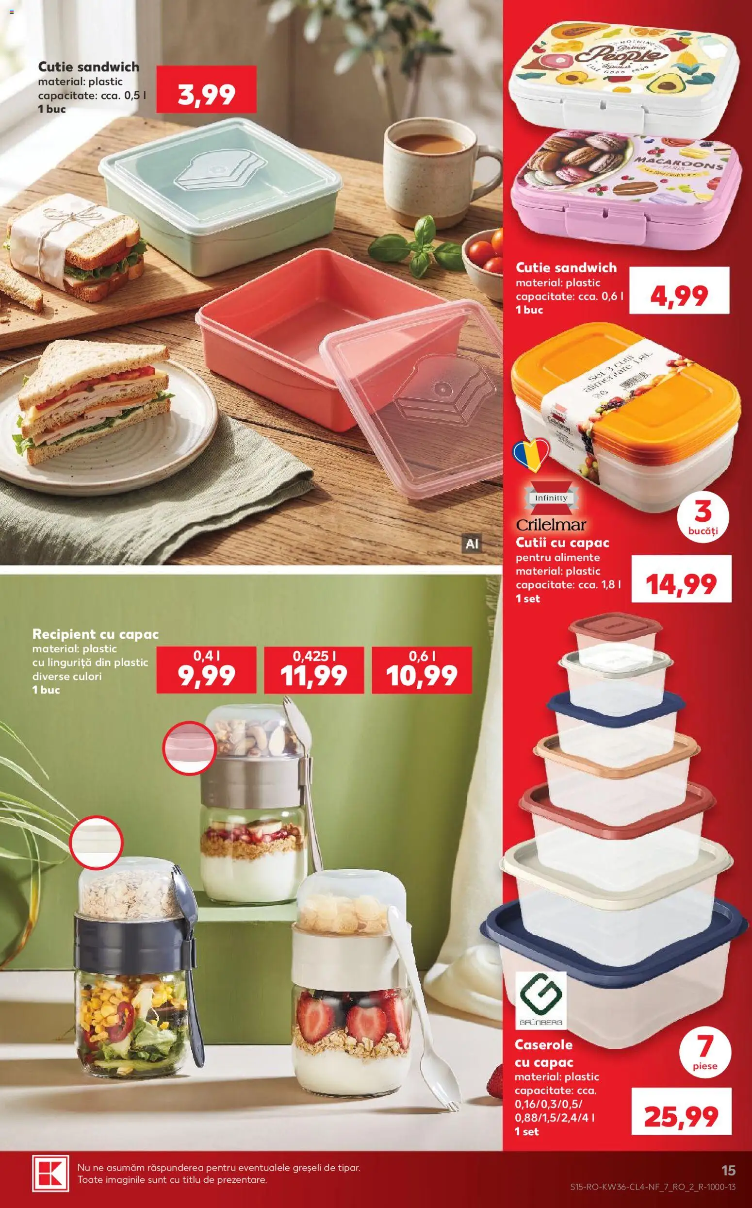 Catalog Kaufland 2 - 7 Septembrie 2026 | Pagina 15 | Produse: Caserole, Cutie