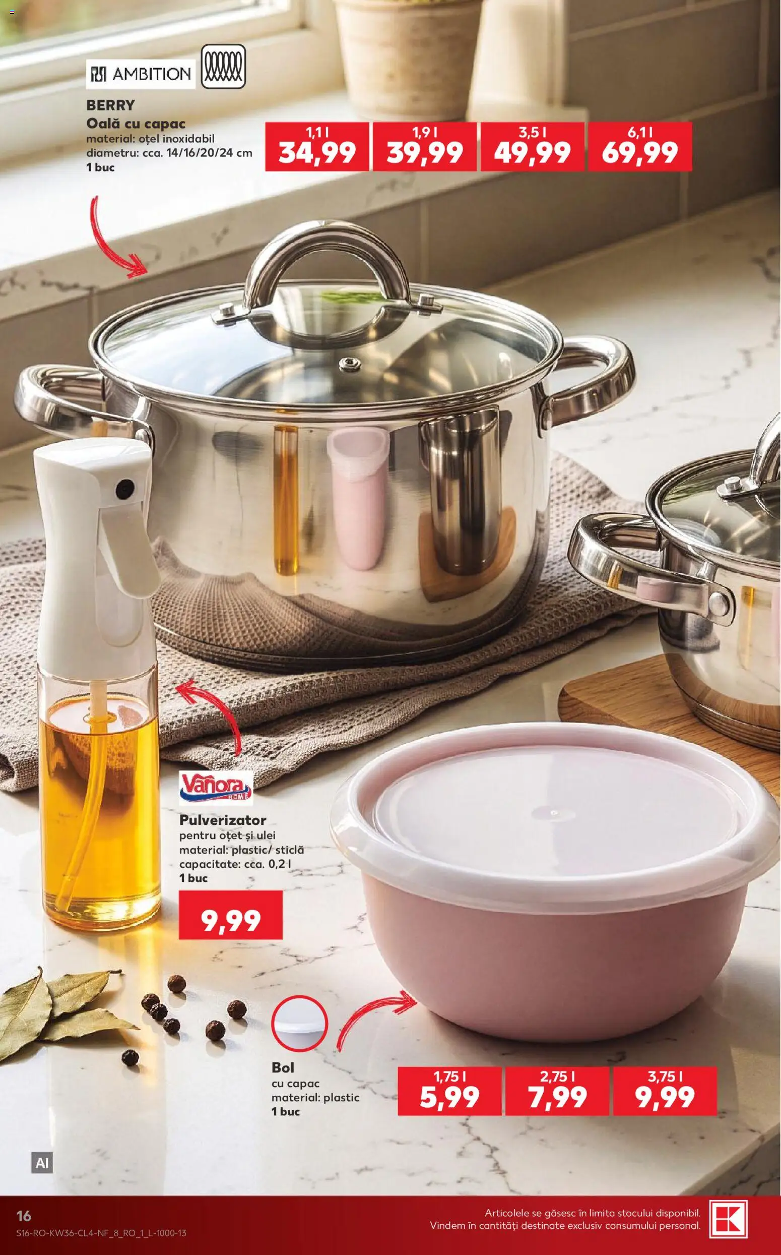 Catalog Kaufland 2 - 7 Septembrie 2026 | Pagina 16 | Produse: Oală, Ulei, Oțet