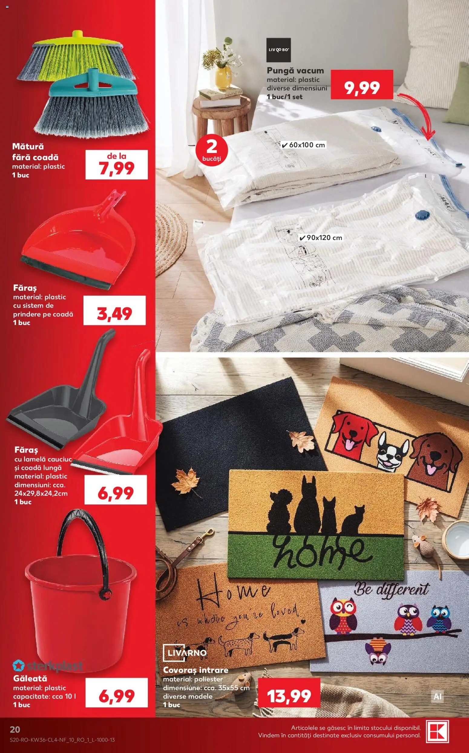 Catalog Kaufland 2 - 7 Septembrie 2026 | Pagina 20 | Produse: Pungă, Mătură, Covoraș Intrare, Faras