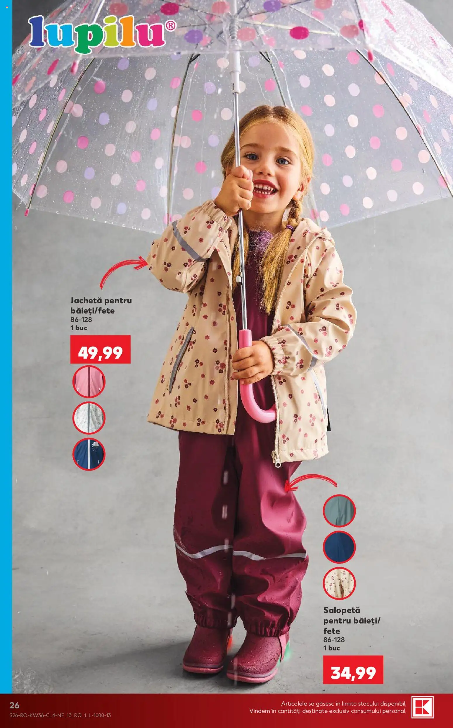 Catalog Kaufland 2 - 7 Septembrie 2026 | Pagina 26 | Produse: Jachetă, Salopetă