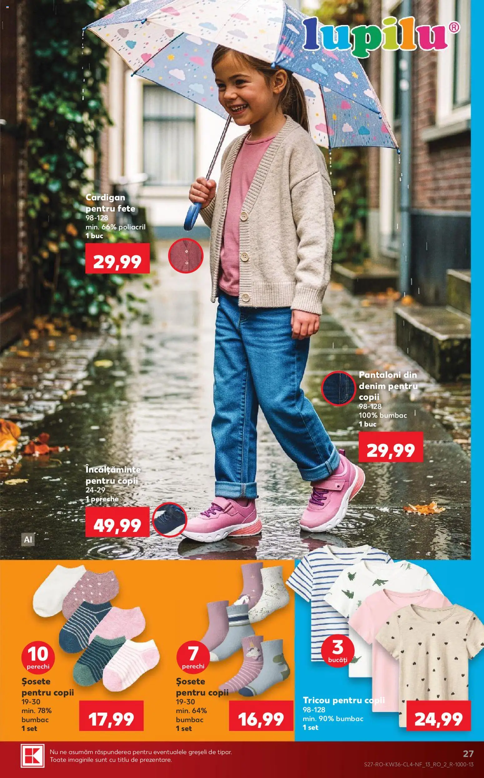 Catalog Kaufland 2 - 7 Septembrie 2026 | Pagina 27 | Produse: Cardigan, Tricou, Pantaloni, Șosete