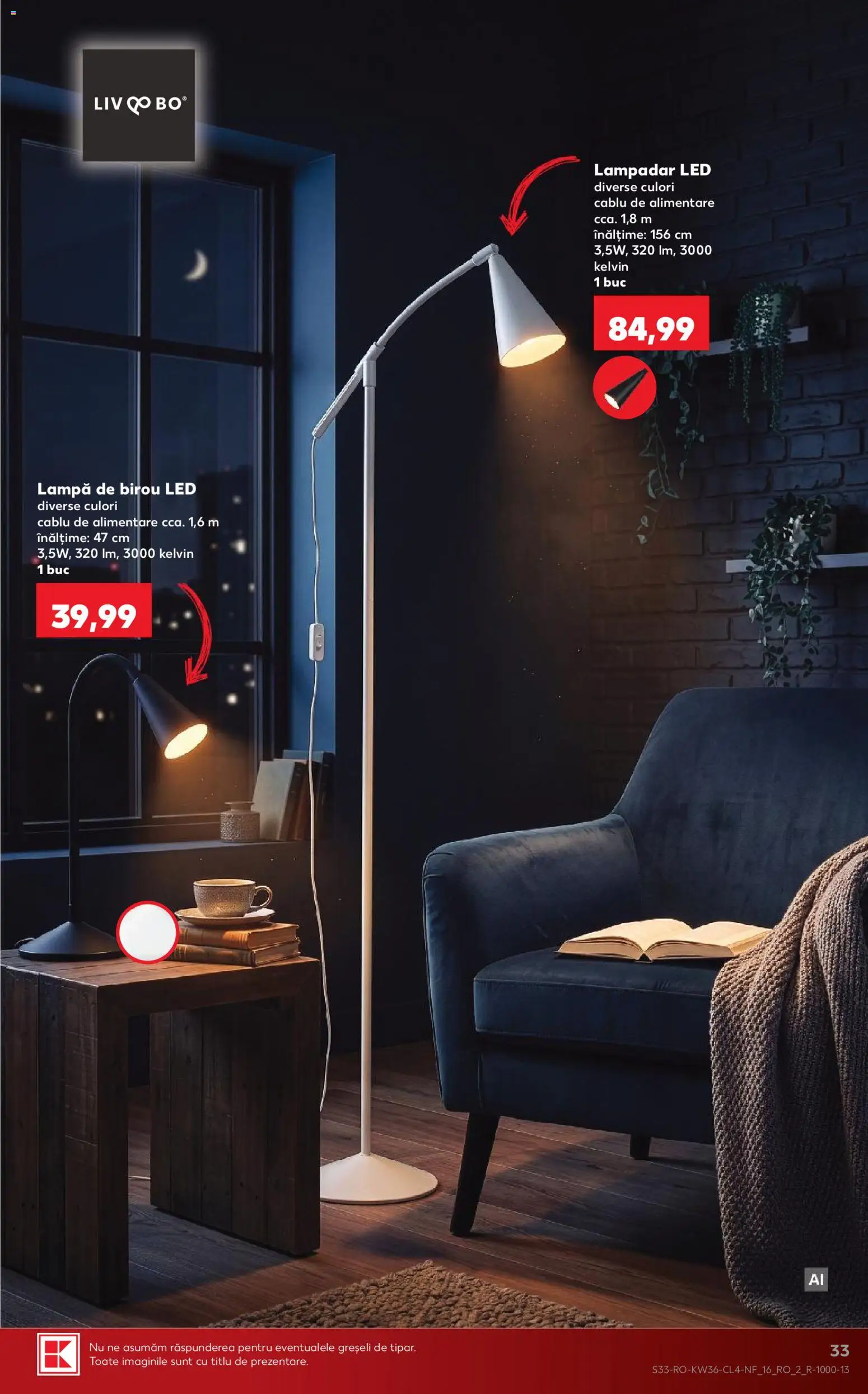 Catalog Kaufland 2 - 7 Septembrie 2026 | Pagina 33 | Produse: Cablu, Birou, LED, Lampă