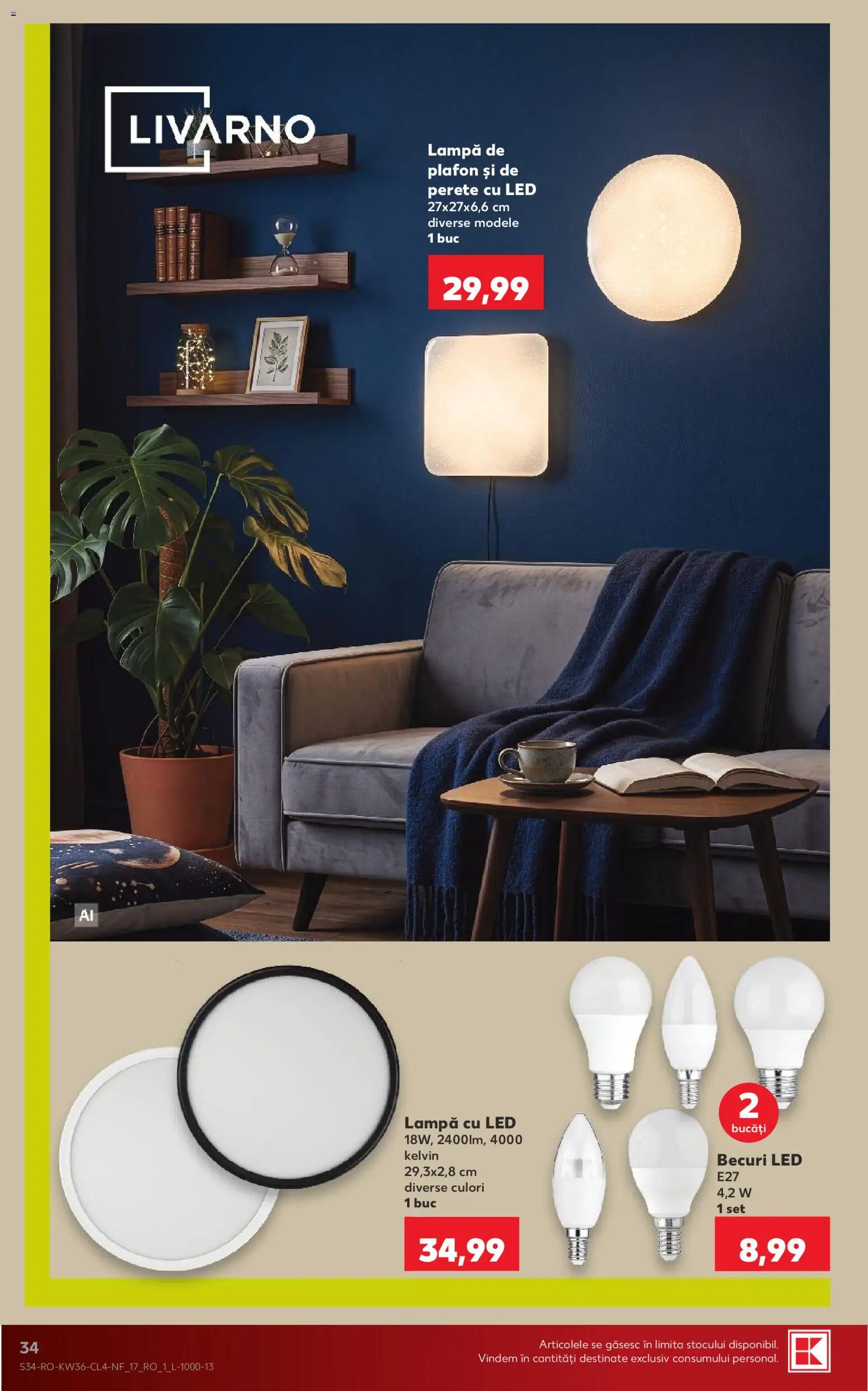 Catalog Kaufland 2 - 7 Septembrie 2026 | Pagina 34 | Produse: LED, Lampă
