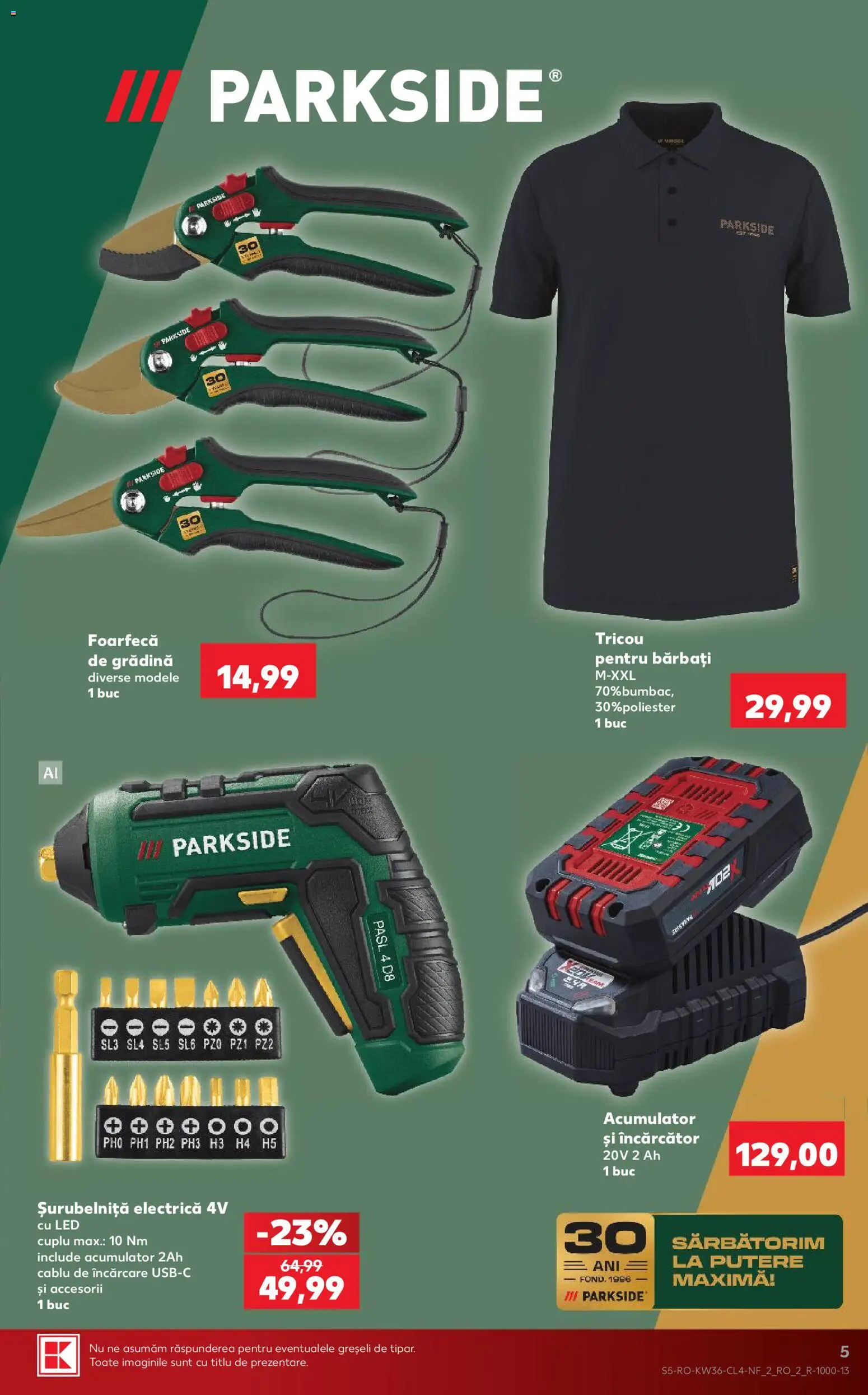 Catalog Kaufland 2 - 7 Septembrie 2026 | Pagina 5 | Produse: Electrică, Gradina, Cablu, LED
