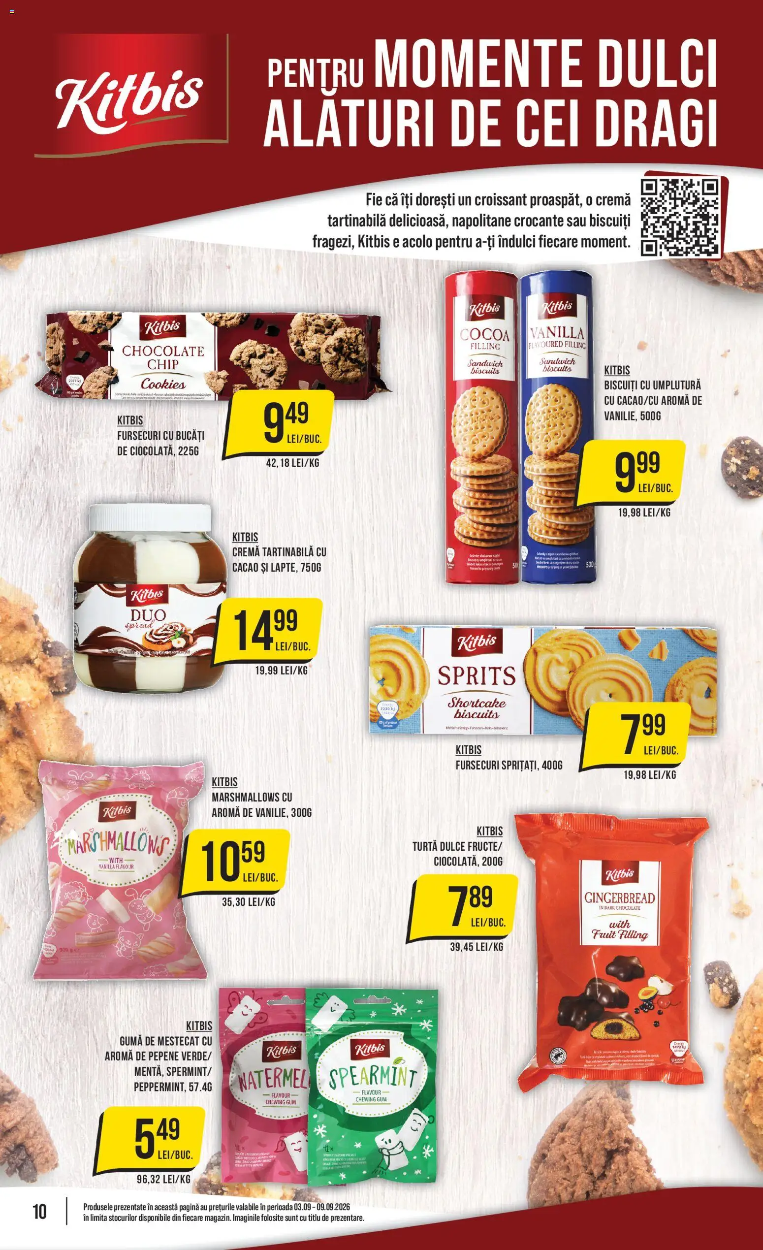Catalog Mega Image 3 - 8 Septembrie 2026 | Pagina 10 | Produse: Croissant, Cacao, Cremă tartinabilă, Biscuiți