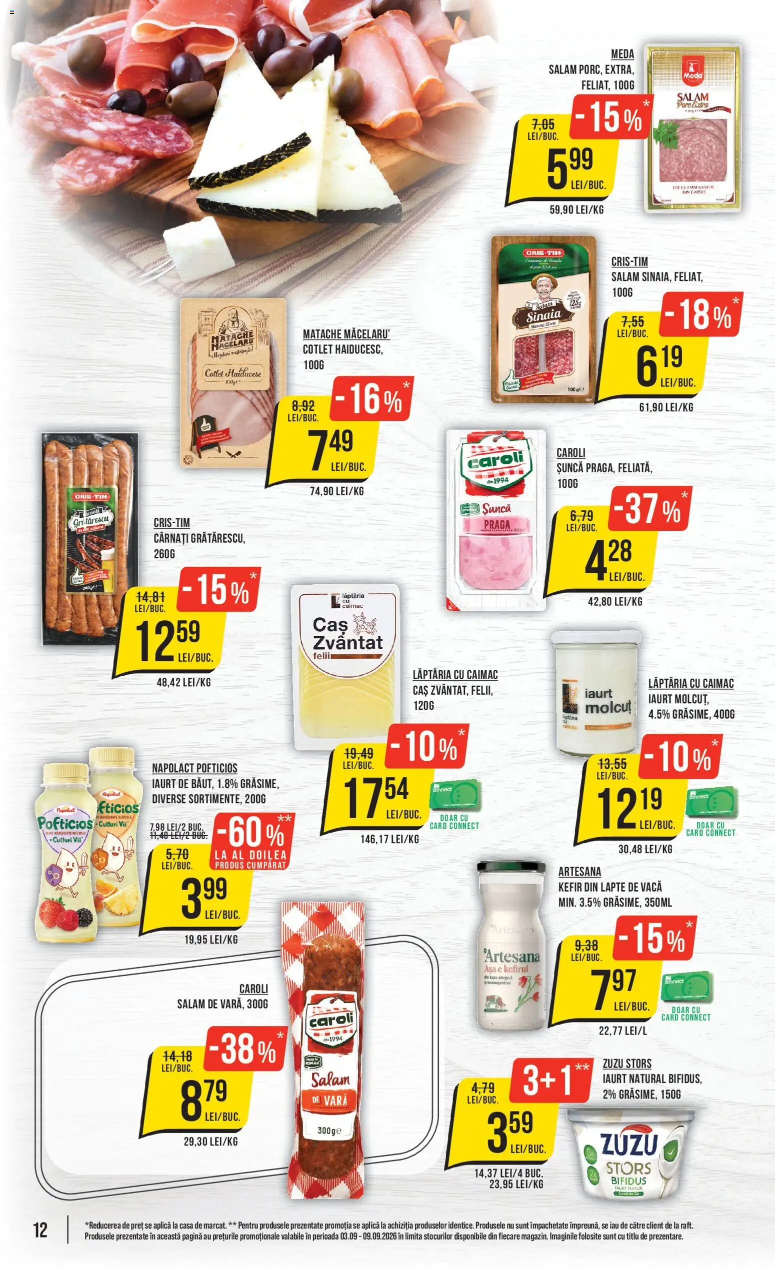 Catalog Mega Image 3 - 8 Septembrie 2026 | Pagina 12 | Produse: Cotlet, Lapte, Iaurt, Cârnați