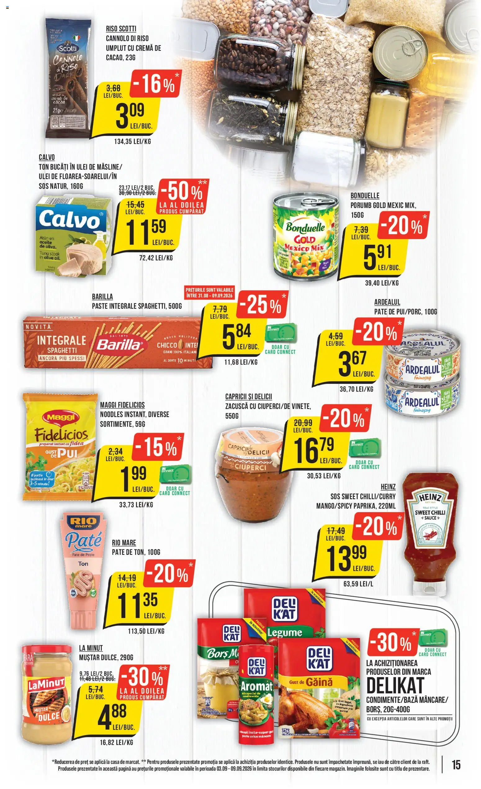 Catalog Mega Image 3 - 8 Septembrie 2026 | Pagina 15 | Produse: Barilla, Pui, Noodles, Zacuscă