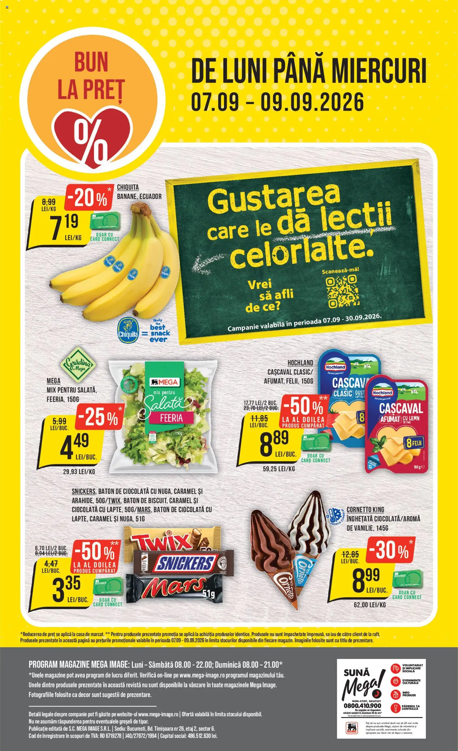 Catalog Mega Image 3 - 8 Septembrie 2026 | Pagina 24 | Produse: Baton de ciocolata, Best, Cașcaval, Hochland