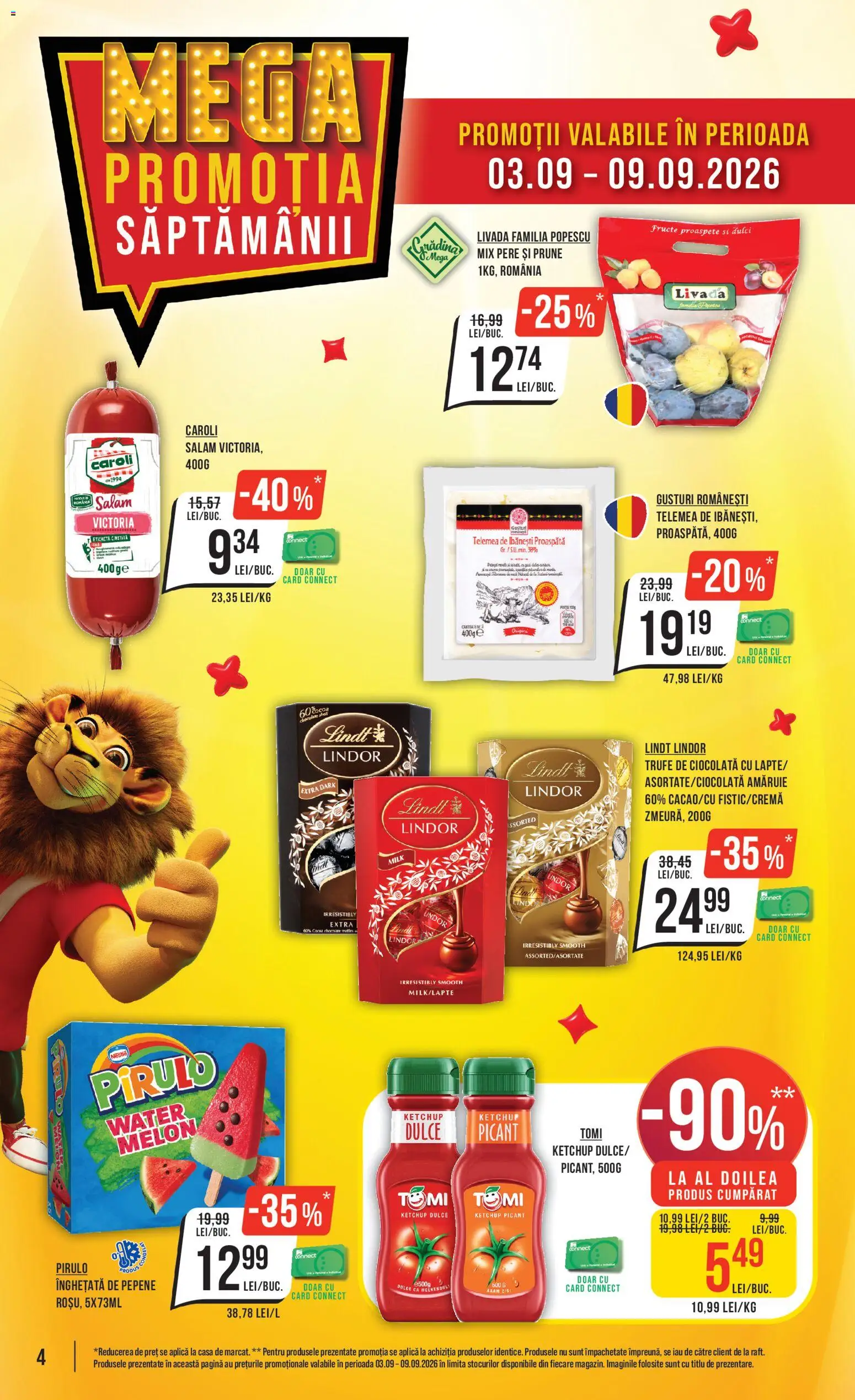 Catalog Mega Image 3 - 8 Septembrie 2026 | Pagina 4 | Produse: Prune, Ketchup, Înghețată, Pere