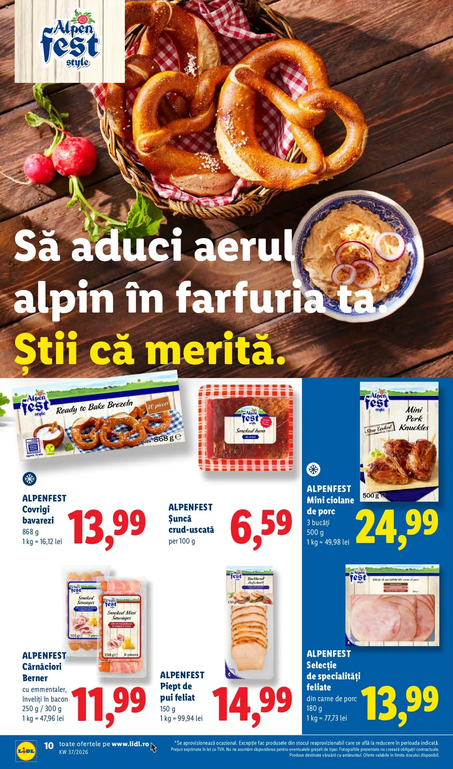 Catalog LIDL 7 - 12 Septembrie 2026 | Pagina 10 | Produse: Style, Pui, Șuncă, Carne De Porc