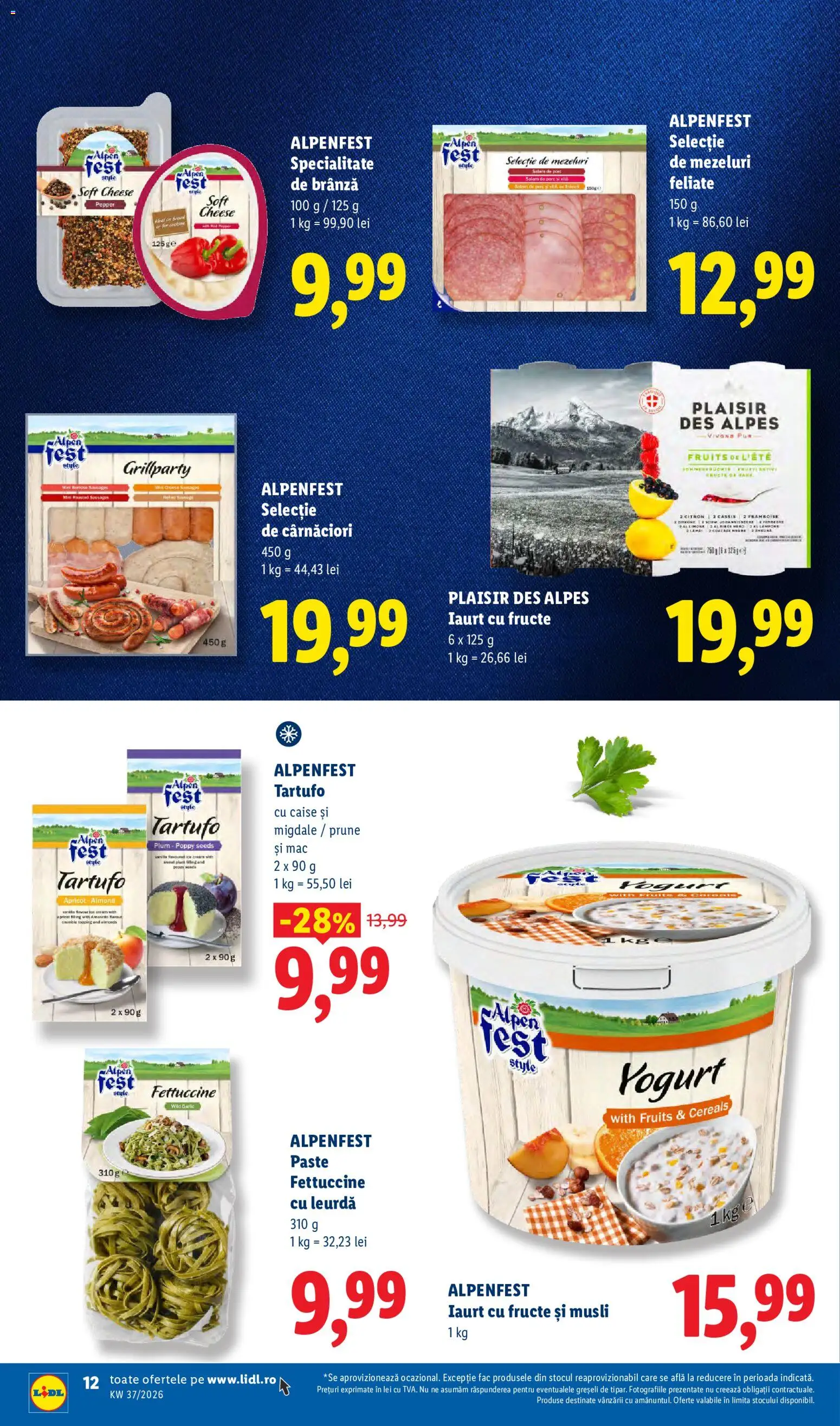 Catalog LIDL 7 - 12 Septembrie 2026 | Pagina 12 | Produse: Iaurt, Prune, Paste, Fructe