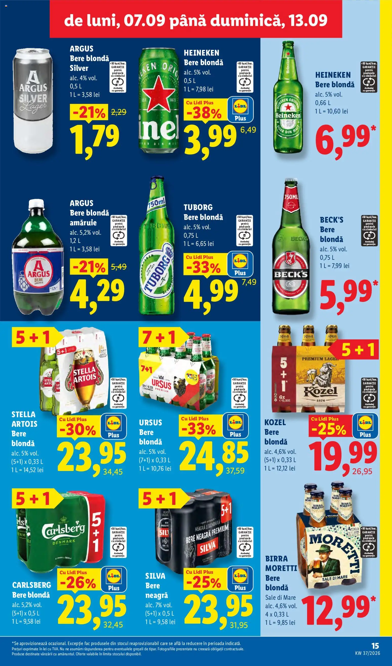Catalog LIDL 7 - 12 Septembrie 2026 | Pagina 15 | Produse: Ursus, Bere, Argus, Plus