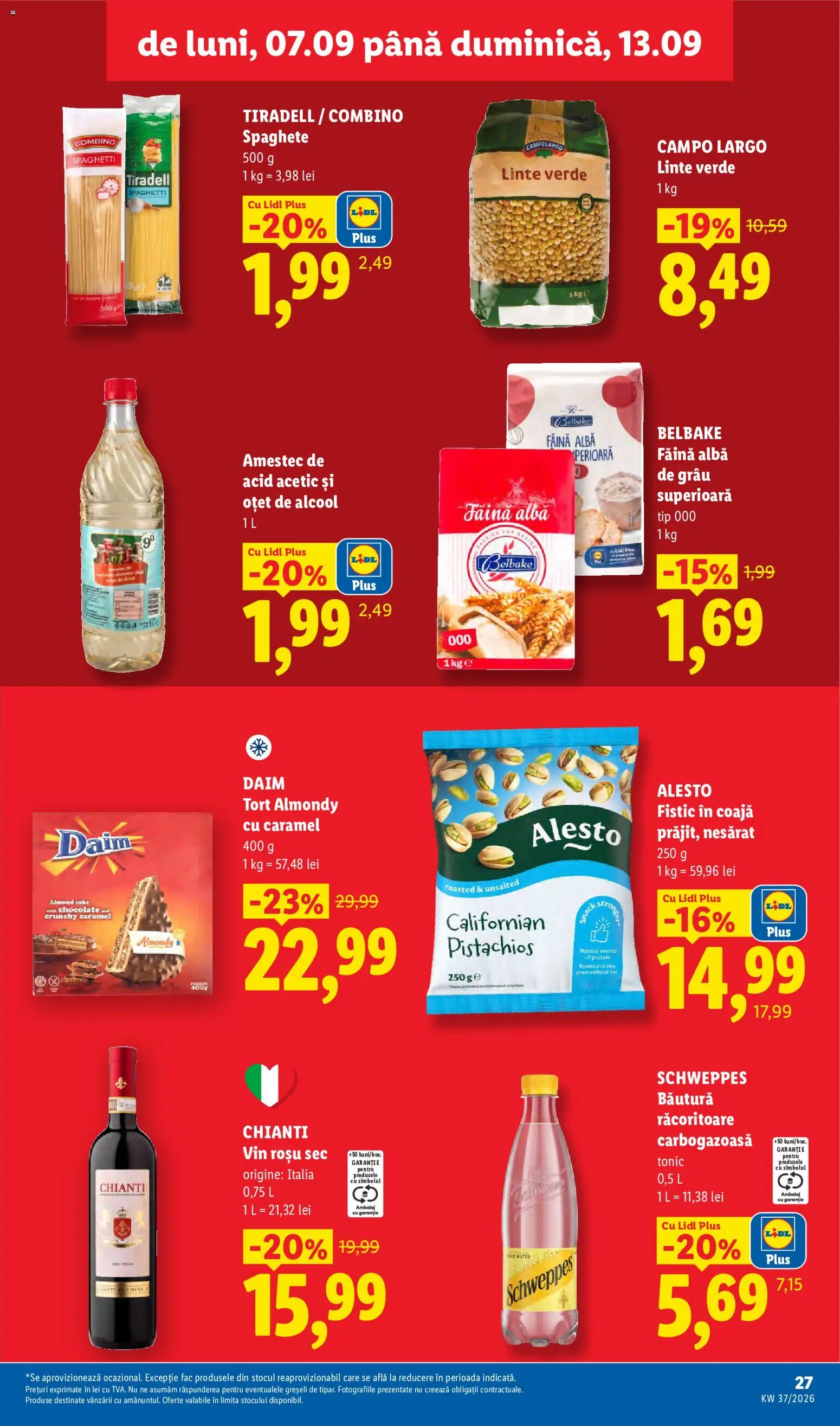 Catalog LIDL 7 - 12 Septembrie 2026 | Pagina 27 | Produse: Oțet, Fistic, Tip, Plus