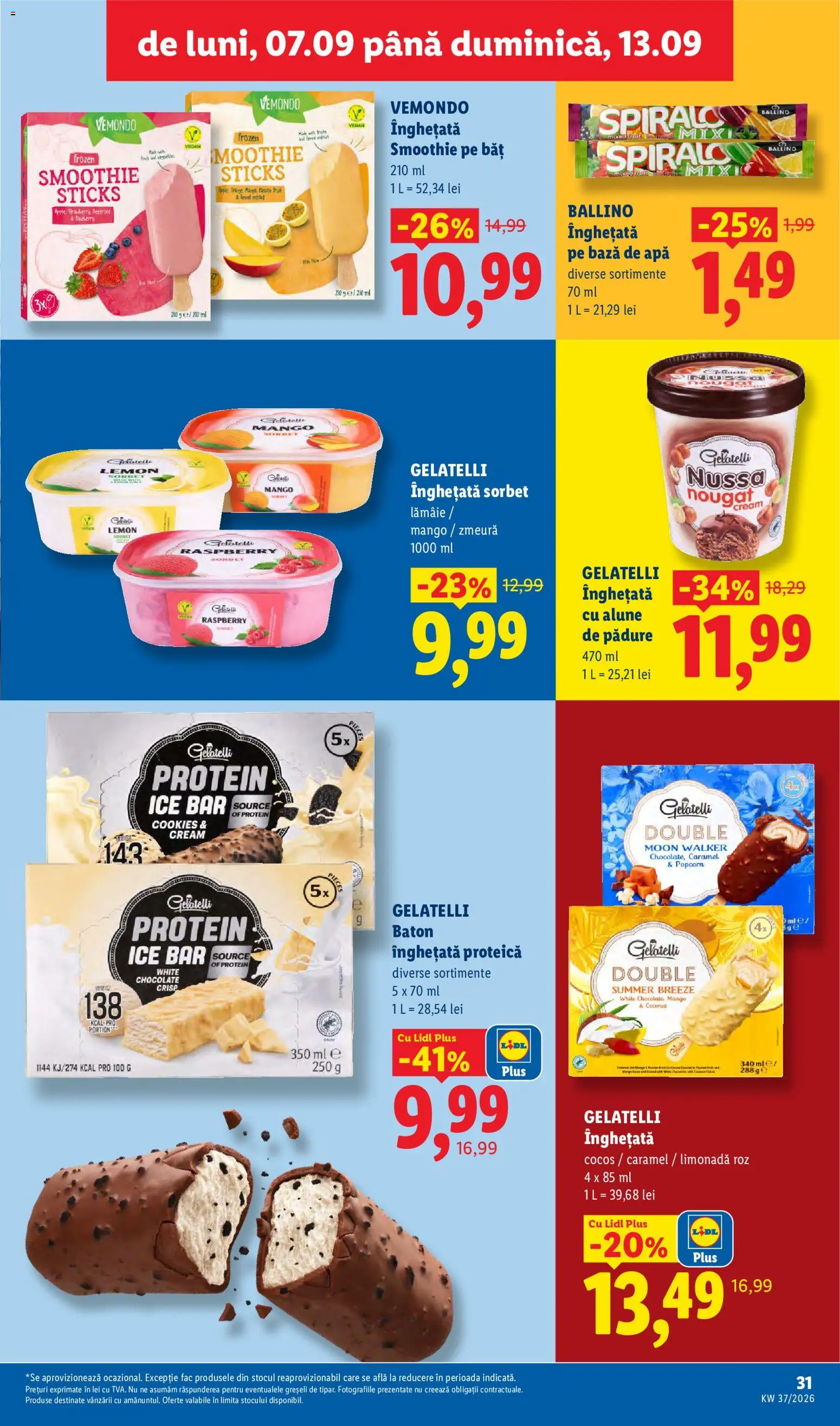 Catalog LIDL 7 - 12 Septembrie 2026 | Pagina 31 | Produse: Zmeură, Vemondo, Smoothie, Lămâie