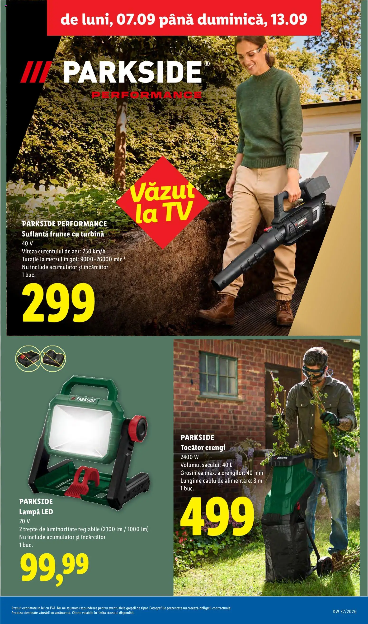 Catalog LIDL 7 - 12 Septembrie 2026 | Pagina 33 | Produse: Suflantă, Parkside, LED, Lampă