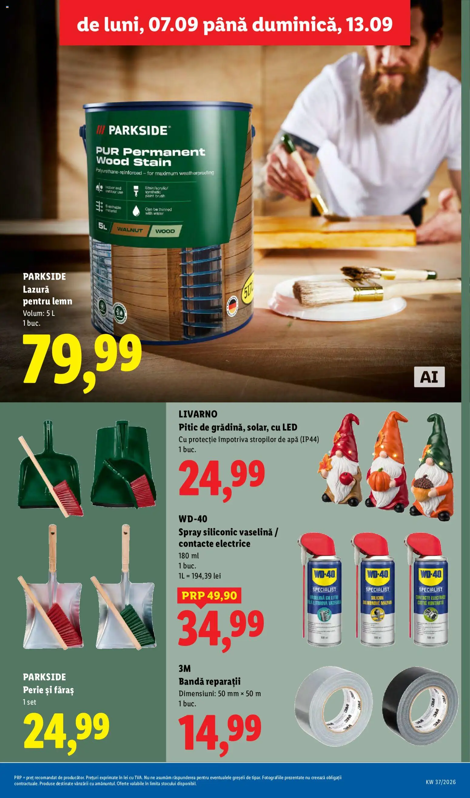 Catalog LIDL 7 - 12 Septembrie 2026 | Pagina 37 | Produse: Parkside, Lazură, Apă, Faras