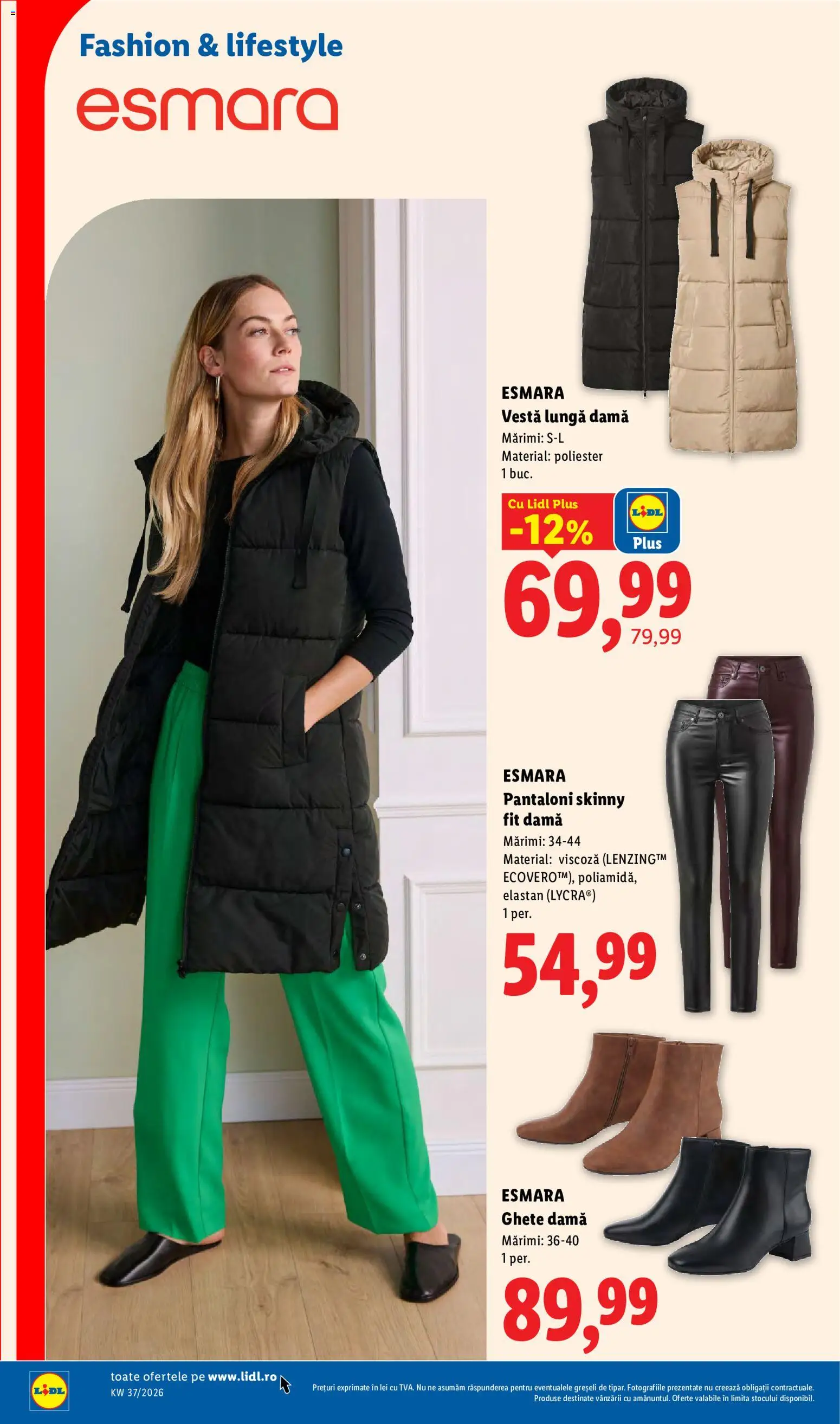 Catalog LIDL 7 - 12 Septembrie 2026 | Pagina 38 | Produse: Sport, Pantaloni, Ghete, Plus