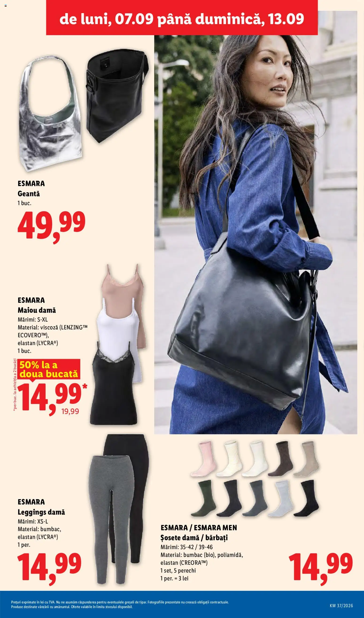 Catalog LIDL 7 - 12 Septembrie 2026 | Pagina 41 | Produse: Top, Sport, Maiou, Șosete