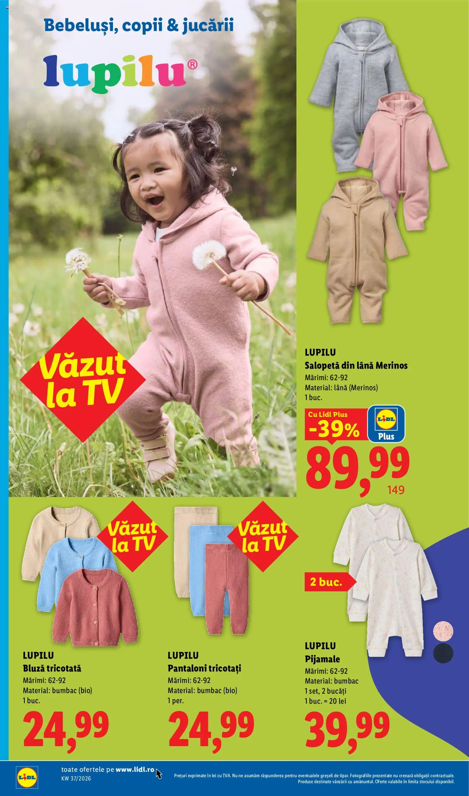 Catalog LIDL 7 - 12 Septembrie 2026 | Pagina 62 | Produse: Sport, Bluză, Salopetă, Pijamale