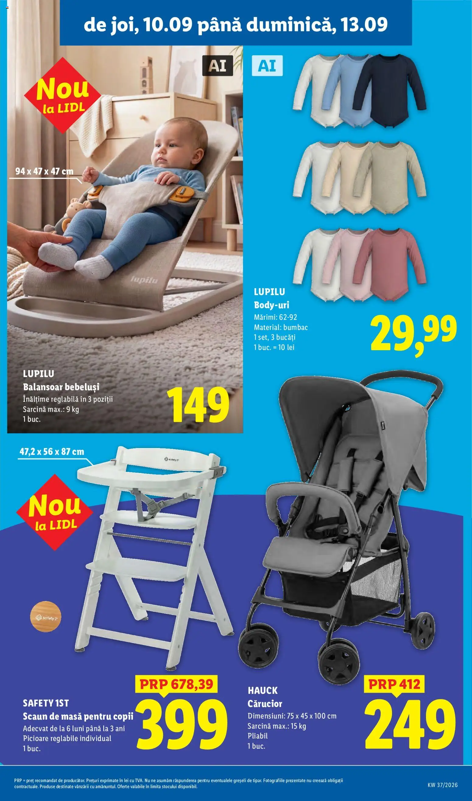 Catalog LIDL 7 - 12 Septembrie 2026 | Pagina 63 | Produse: Baby, Masă, Balansoar, Sport