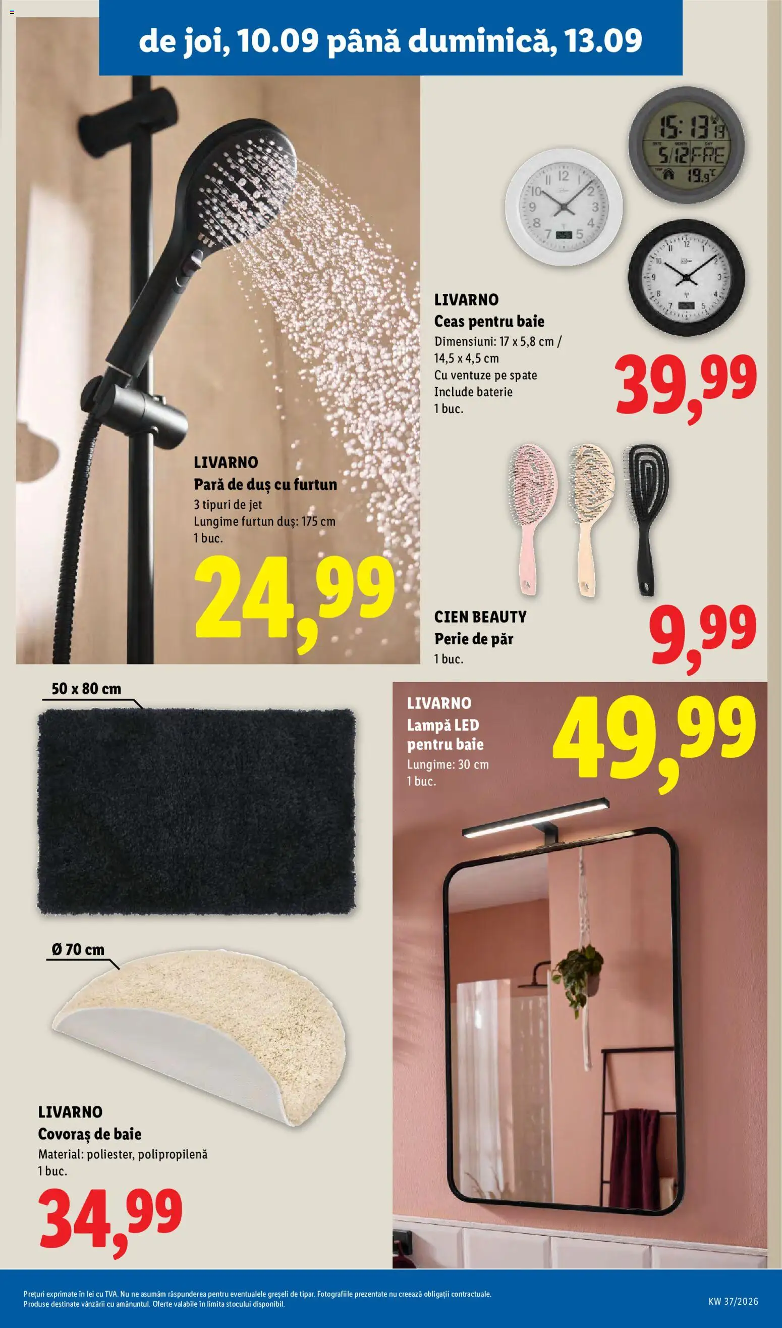 Catalog LIDL 7 - 12 Septembrie 2026 | Pagina 73 | Produse: Pară, Ceas, Baterie, Lampă