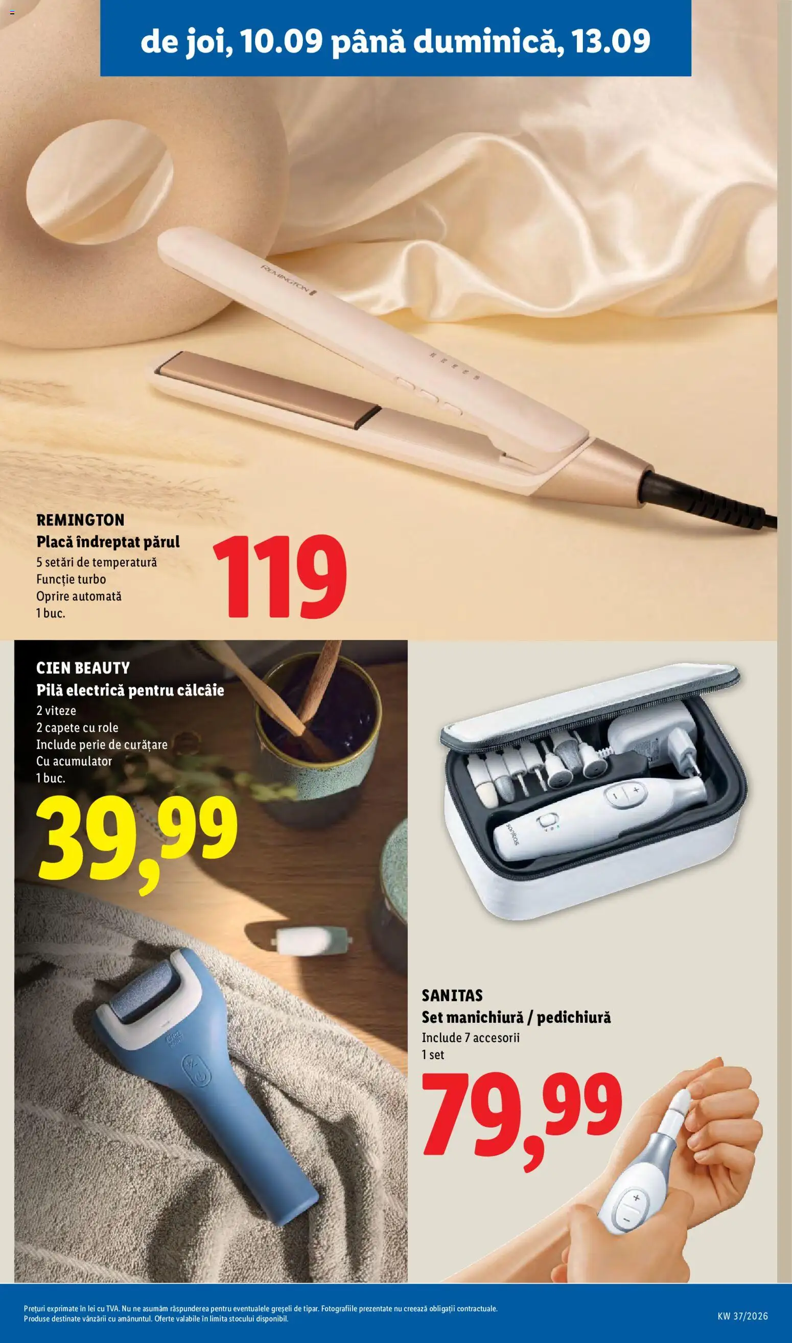 Catalog LIDL 7 - 12 Septembrie 2026 | Pagina 75 | Produse: Electrică, Cien, Remington, Perie