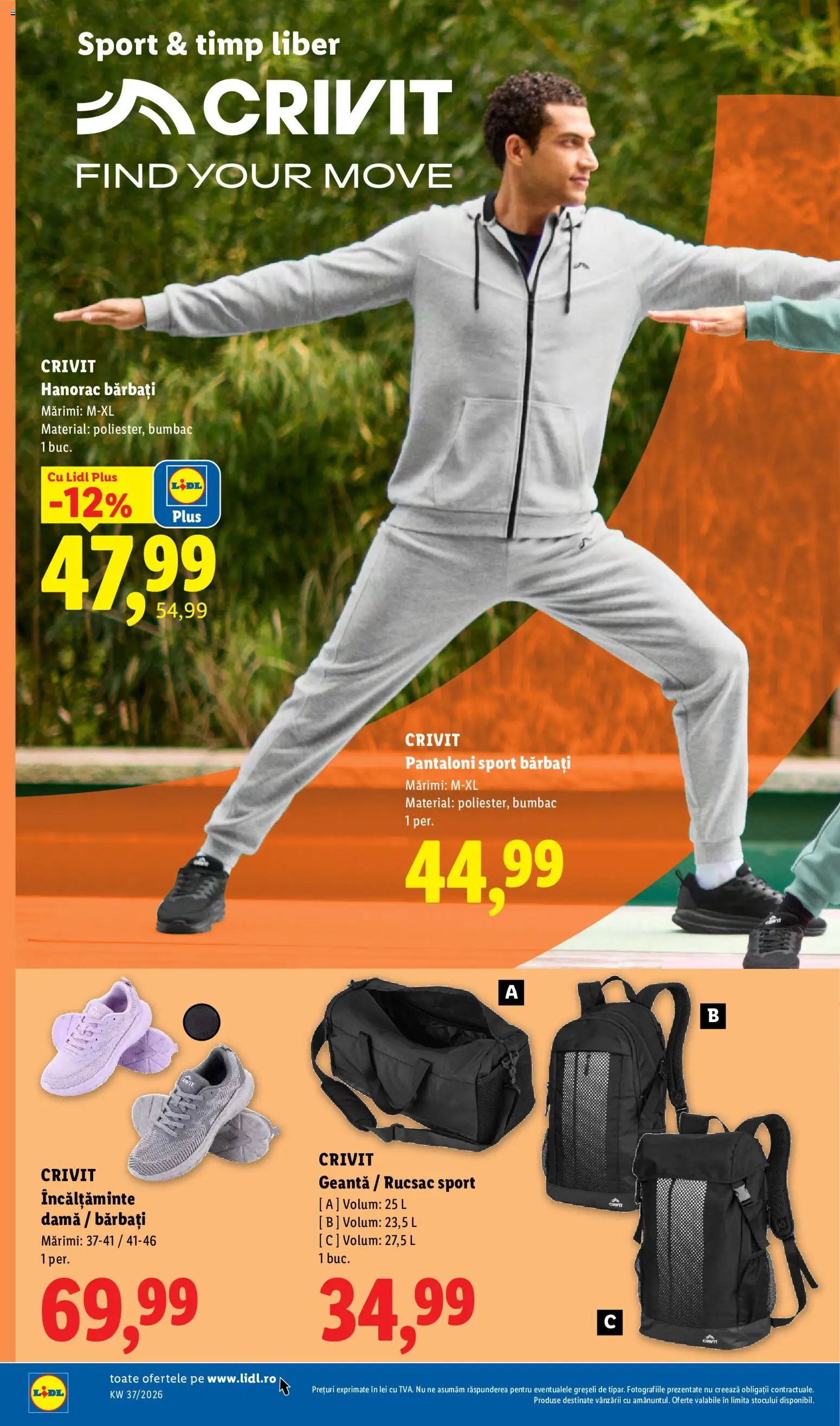 Catalog LIDL 7 - 12 Septembrie 2026 | Pagina 76 | Produse: Pantaloni, Hanorac, Plus, Rucsac