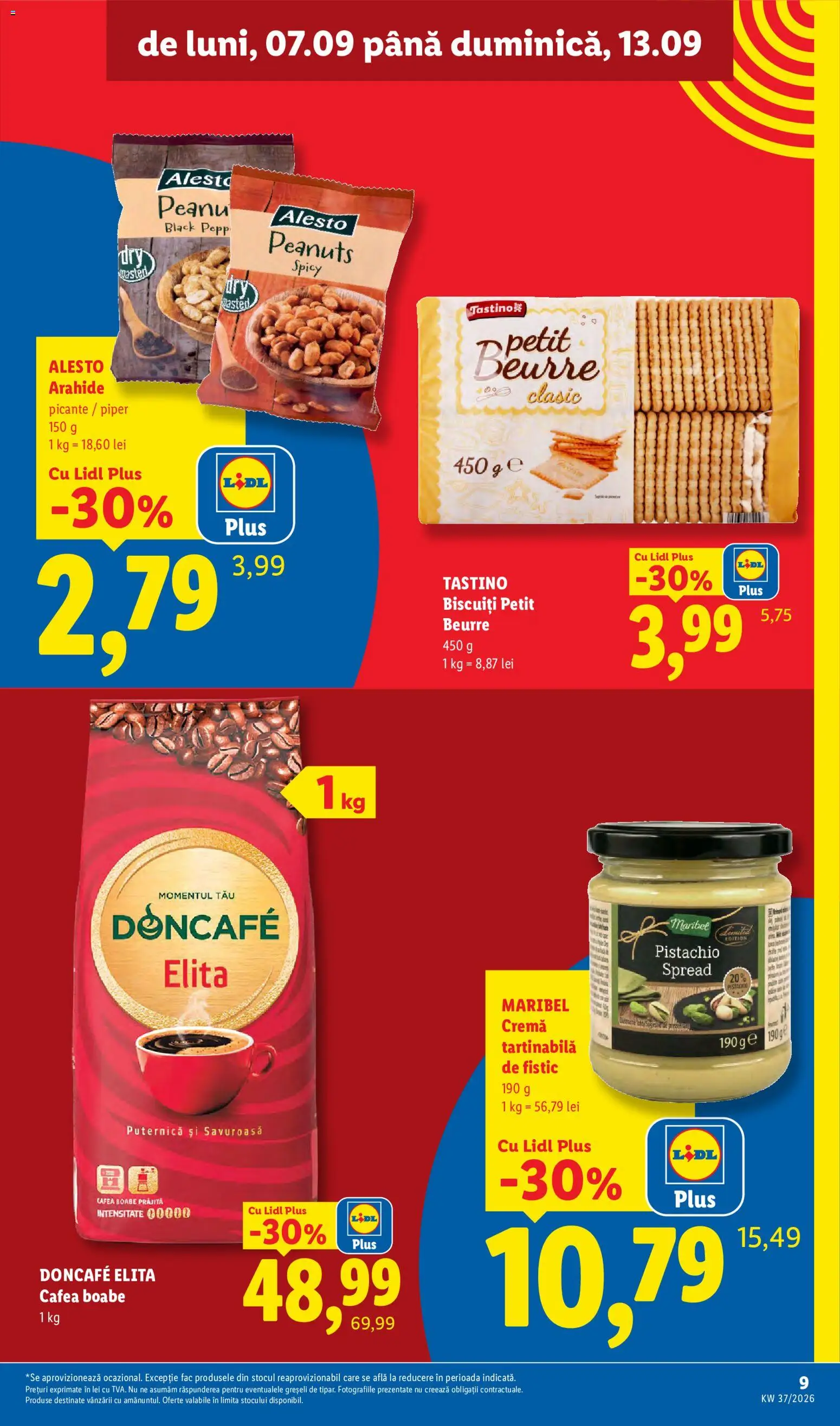 Catalog LIDL 7 - 12 Septembrie 2026 | Pagina 9 | Produse: Arahide, Cremă, Fistic, Plus