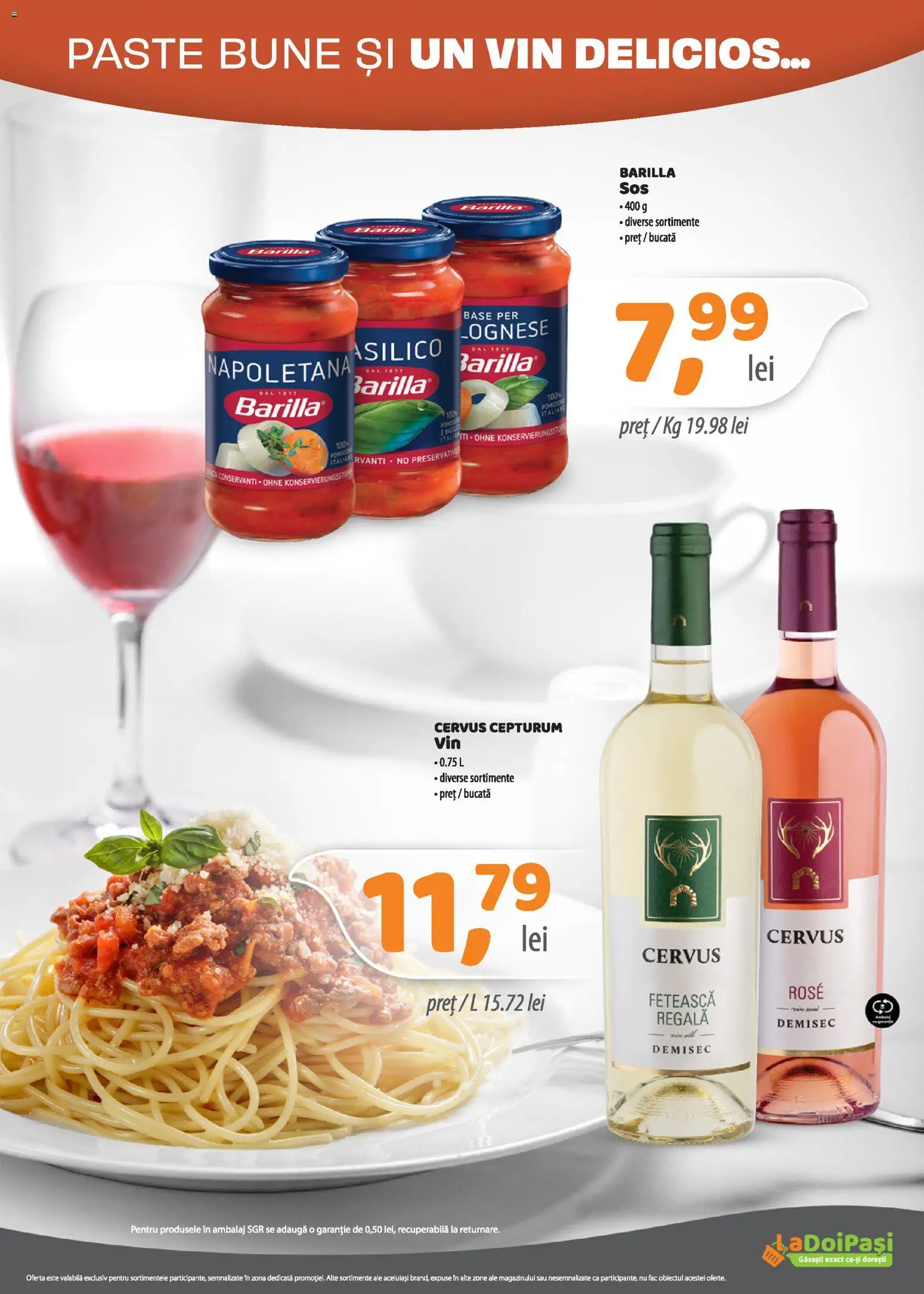 Catalog LaDoiPași 1 - 14 Septembrie 2026 | Pagina 4 | Produse: Barilla, Vin, Paste