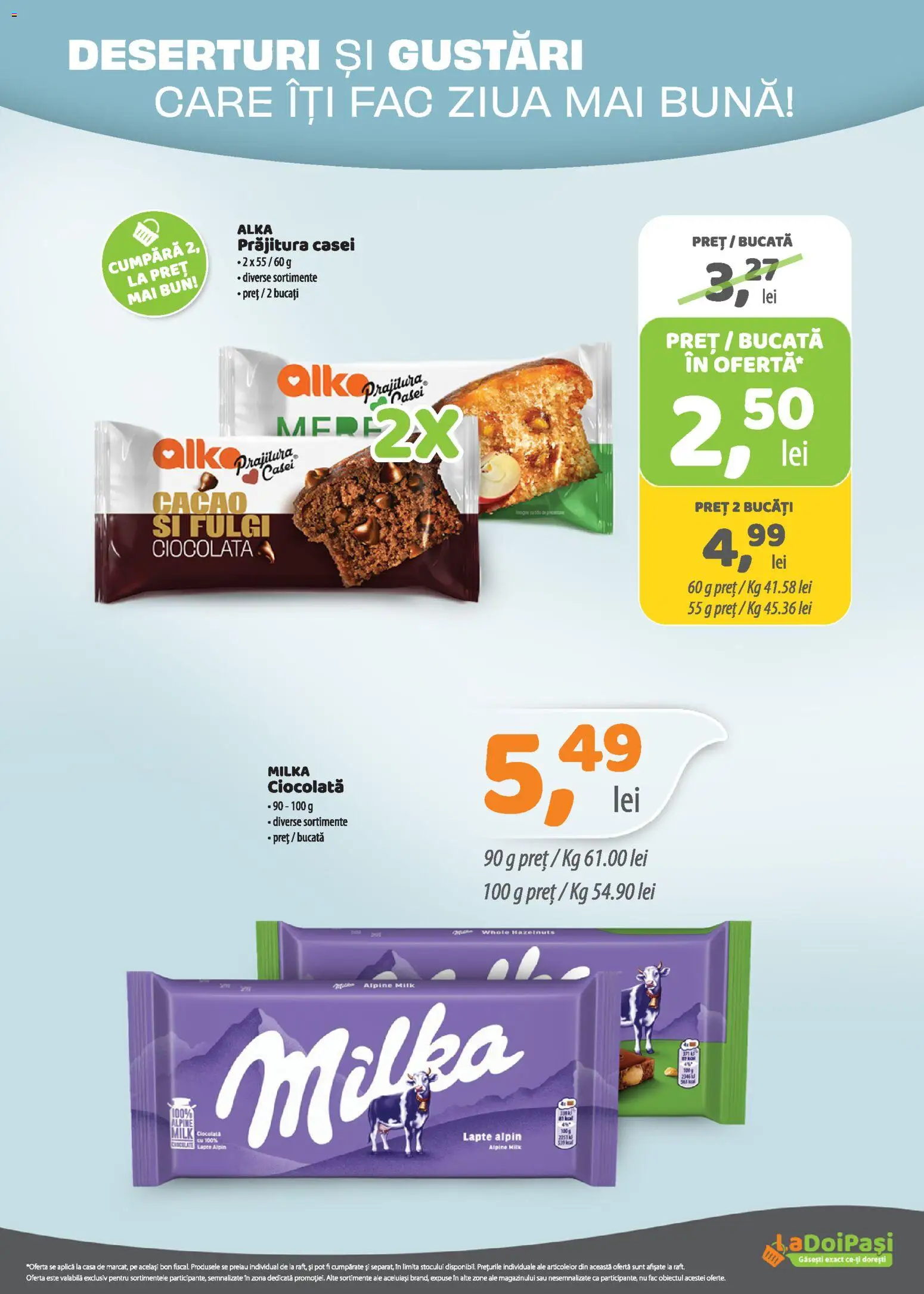 Catalog LaDoiPași 1 - 14 Septembrie 2026 | Pagina 5 | Produse: Prăjitură, Lapte, Ciocolată, Fulgi