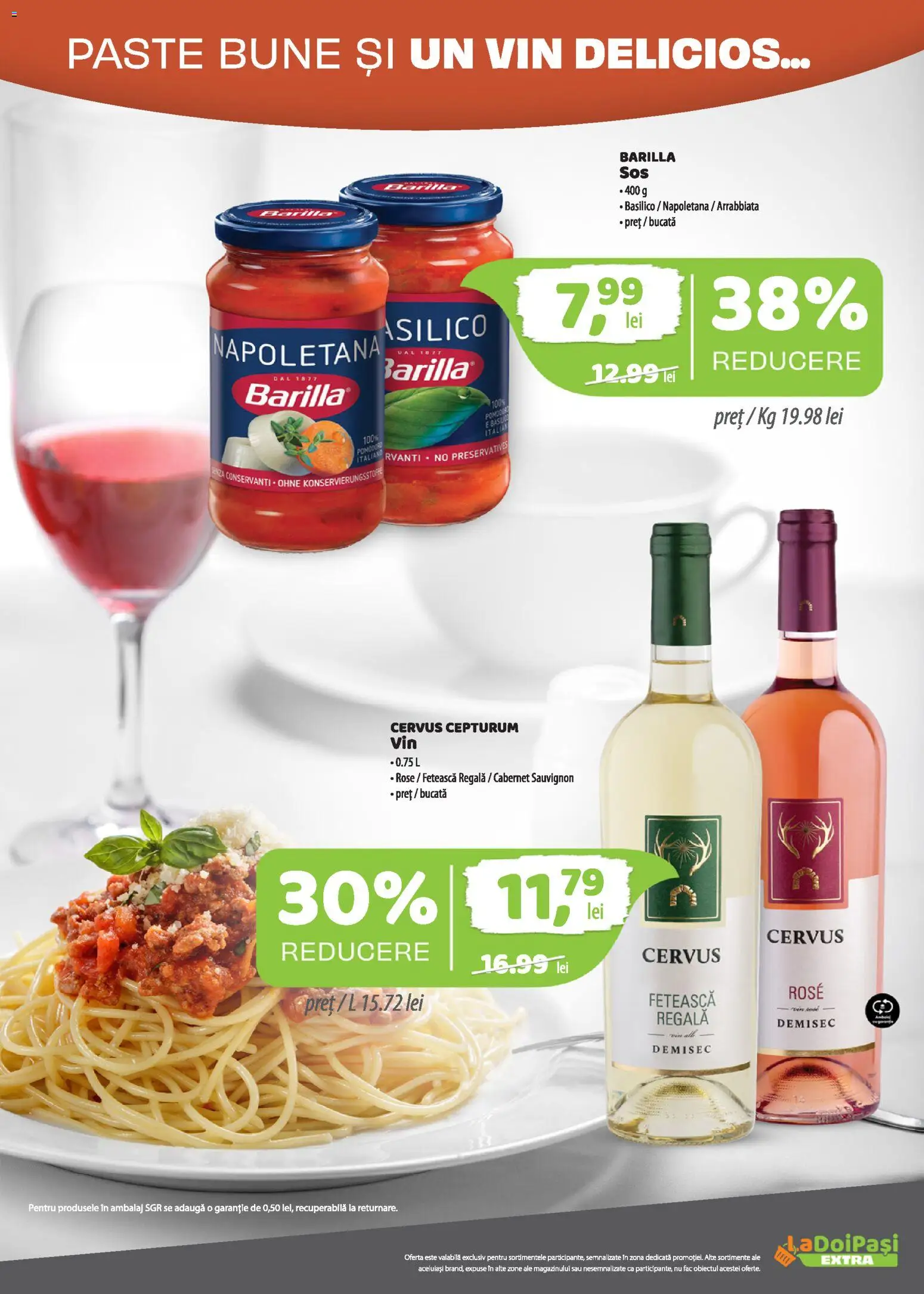 Catalog LaDoiPași 1 - 14 Septembrie 2026 | Pagina 8 | Produse: Barilla, Vin, Sauvignon, Paste
