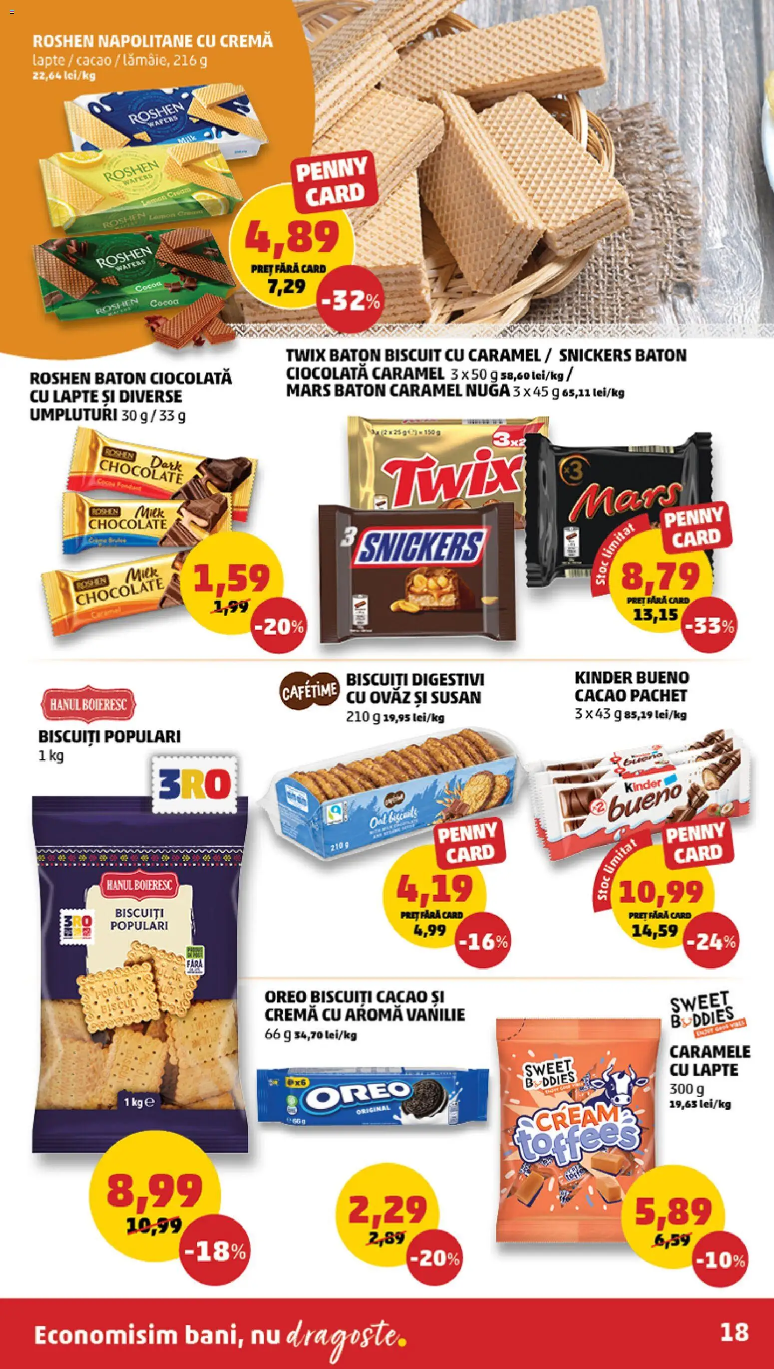 Catalog PENNY Market 2 - 7 Septembrie 2026 | Pagina 18 | Produse: Ciocolată, Cacao, Biscuiți, Caramele