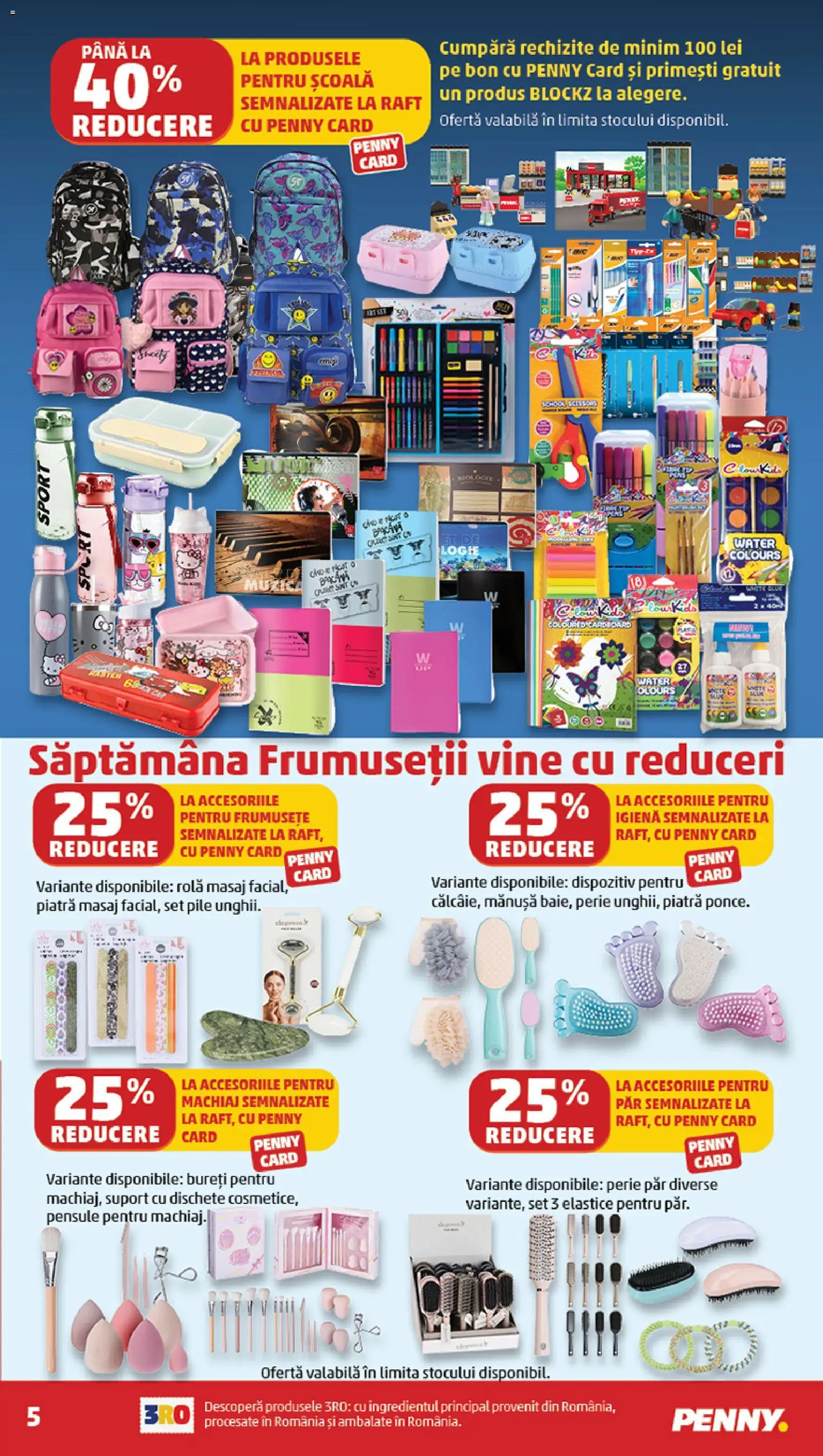 Catalog PENNY Market 2 - 7 Septembrie 2026 | Pagina 5 | Produse: Raft, Machiaj, Perie, Sport